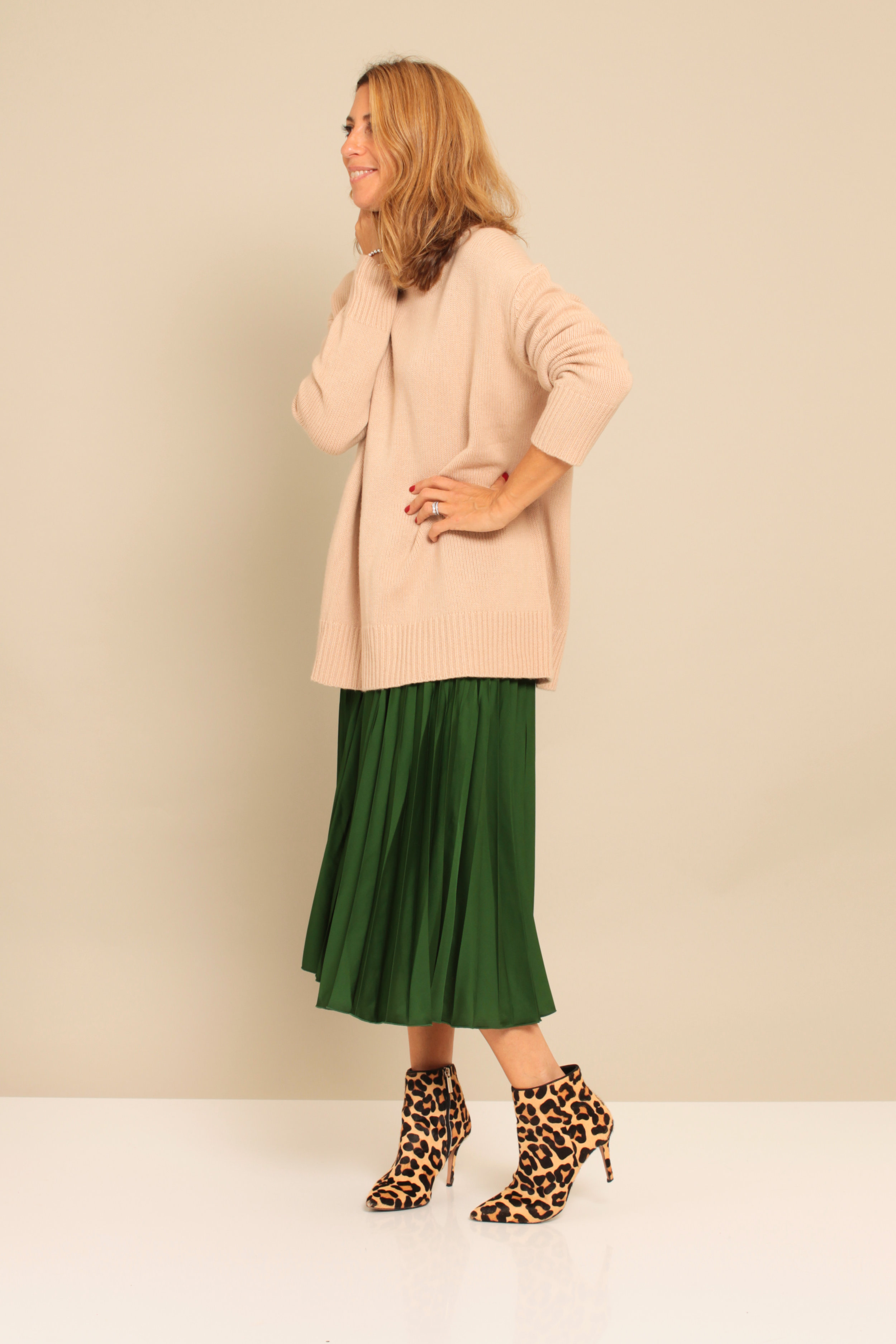 Jumper: £!5.99 Zara Down sizes as it comes up huge Skirt: £150 Reiss @ John Lewis
