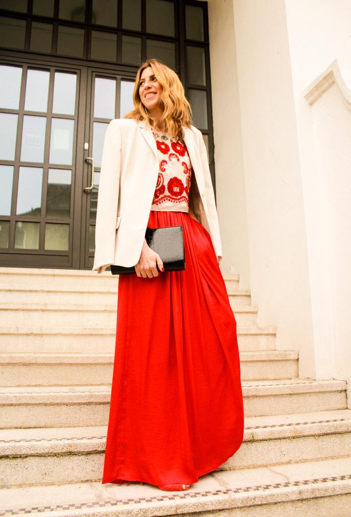 Jacket - Gianfranco Ferre ( was £60 now £40) Top and skirt - Needle and Thread ( was £85 now £55) Shoes - LK Bennett £35 Clutch - £10