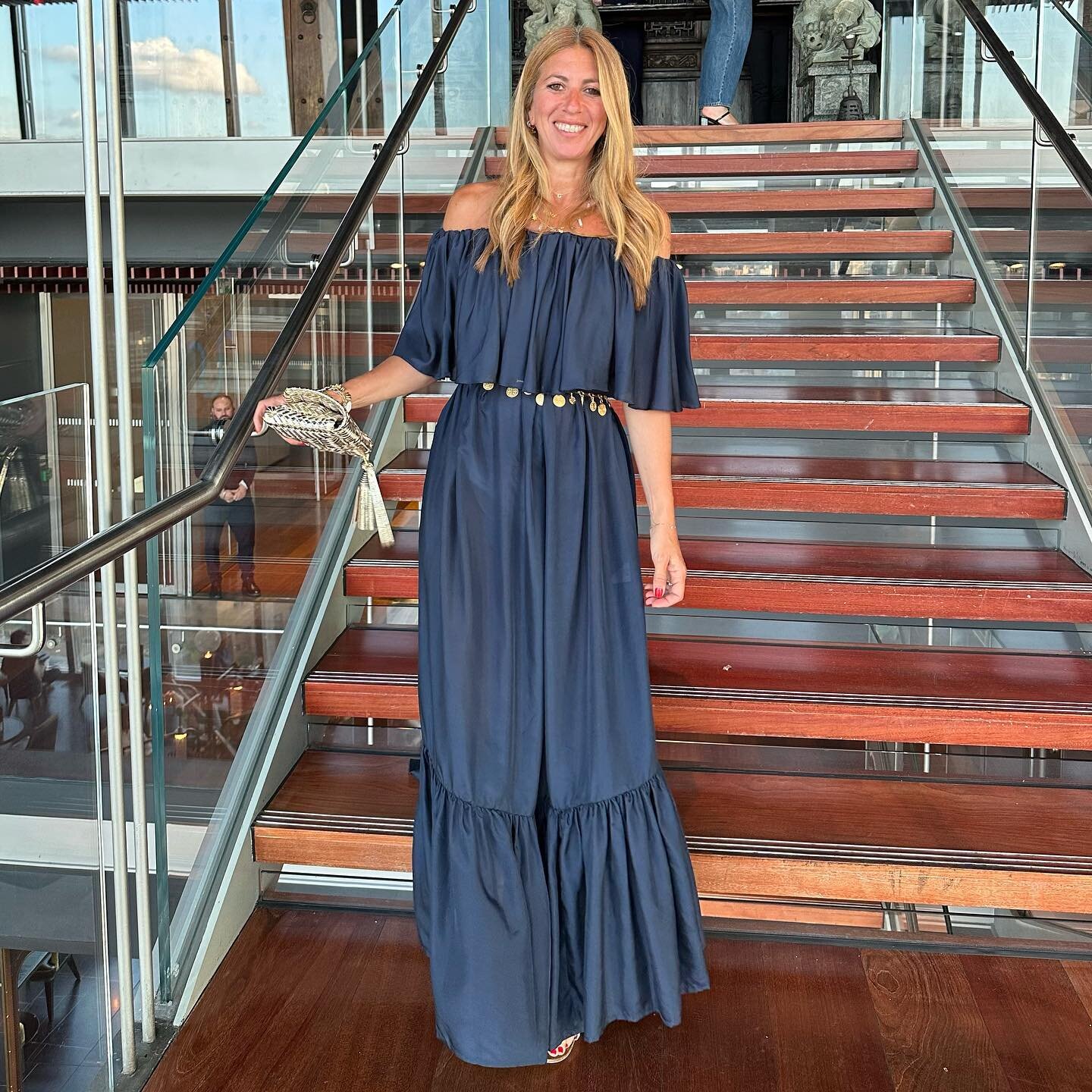 A rare but very lovely night out just the 5 of us before the teenagers go off for the Summer. Dress you may recognise from my event dressing reel a few weeks ago. It&rsquo;s @kalitaofficial from @mywardrobe_hq and I ended up buying it as i blimmin lo