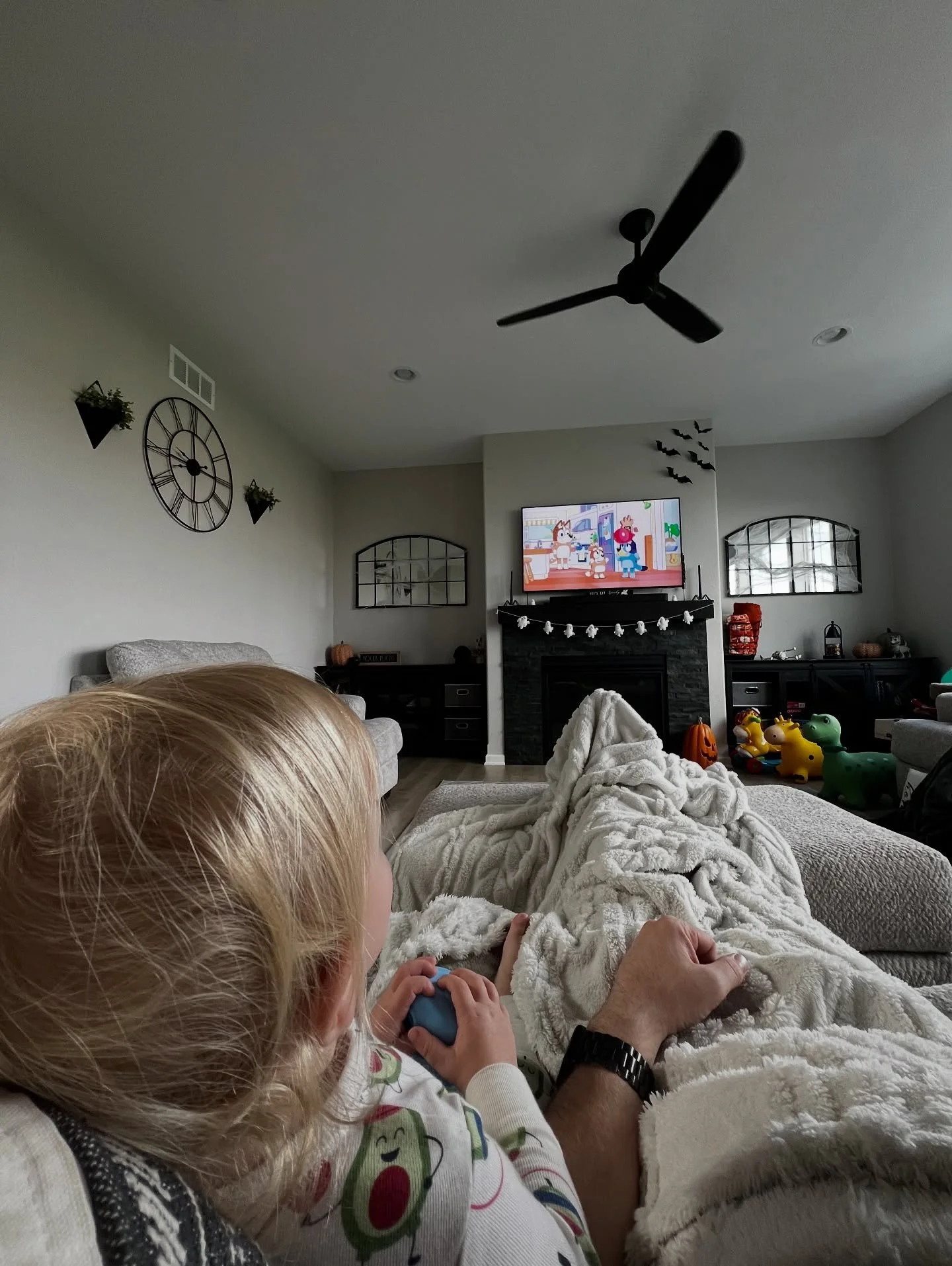 The view from fever-kid land...