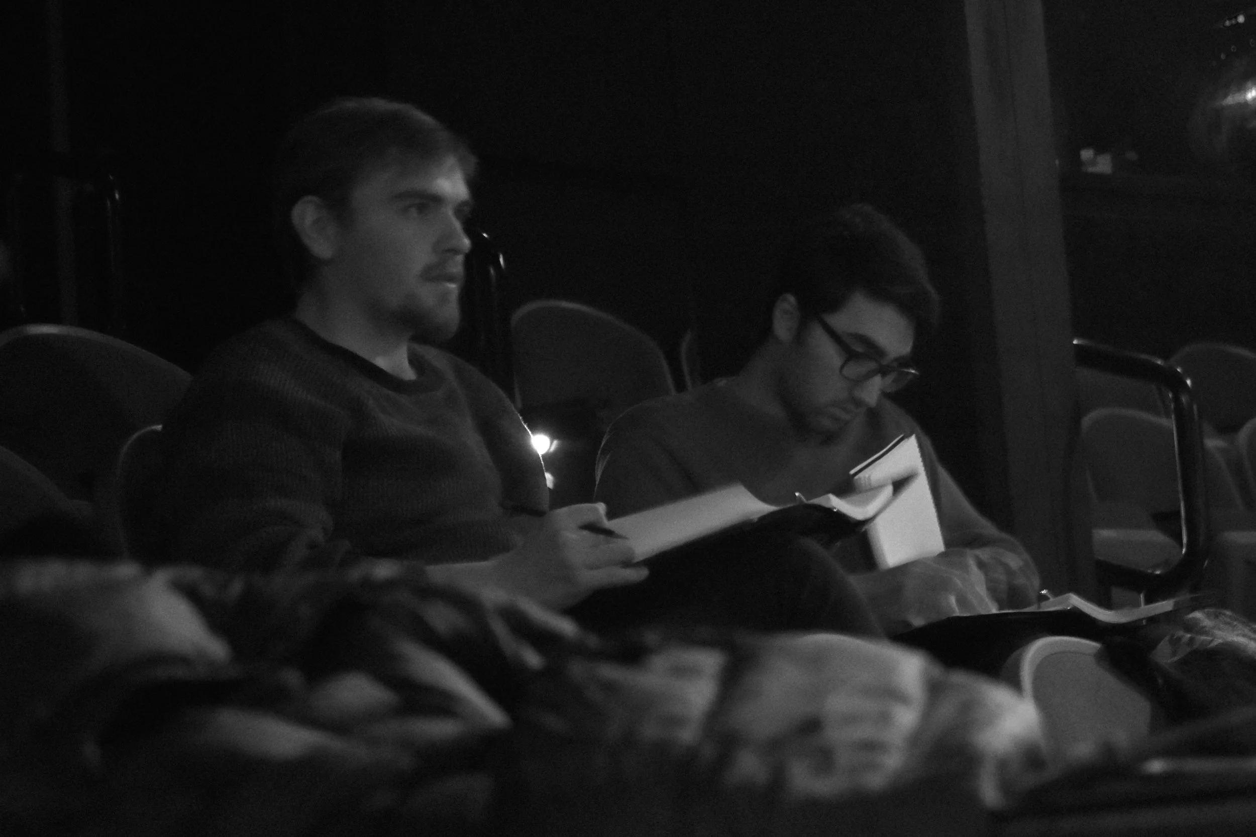 Me (left) and Alex Wakim (Right) working on An American in Beirut (2018) 