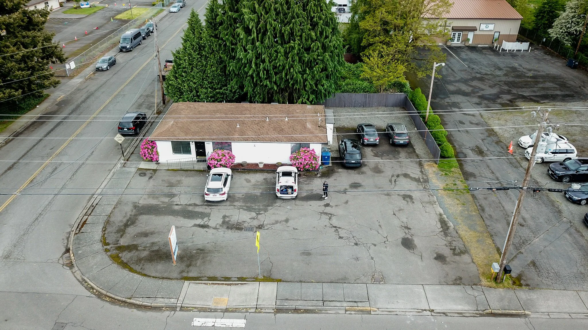  Marysville commercial building site aerial photo 