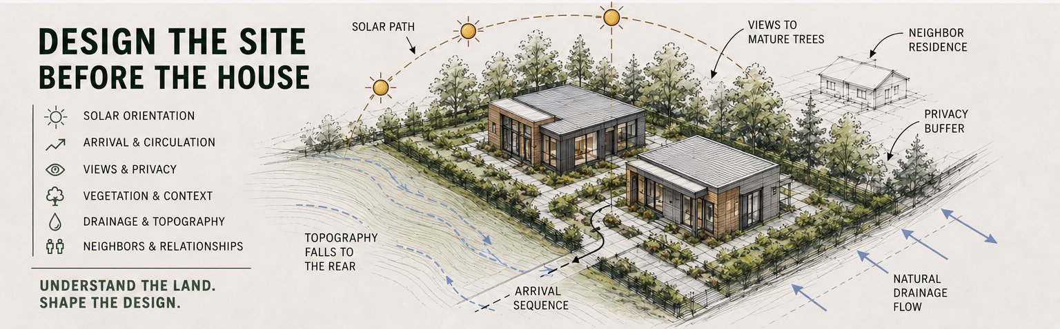 Design Thy Site Before Thy House