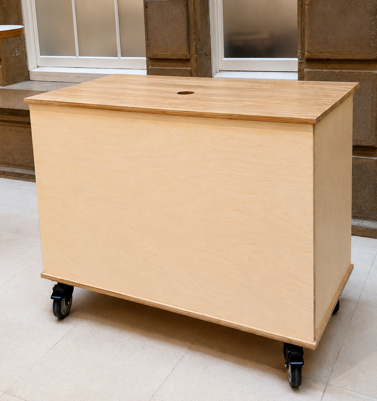 Flat pack coffee cart