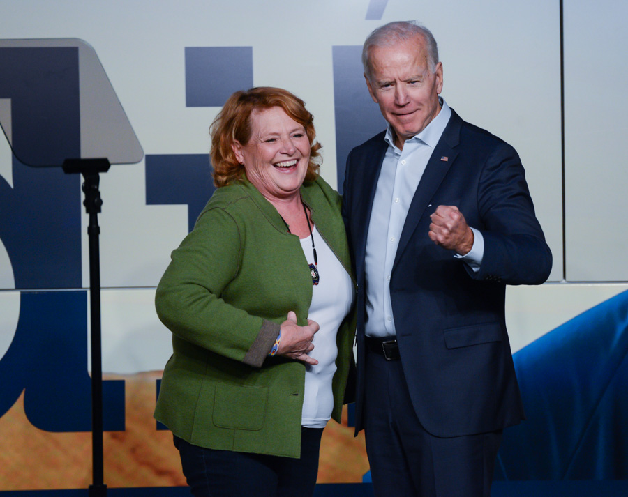 2018 former VP Joe Biden - Heidi Heitkamp