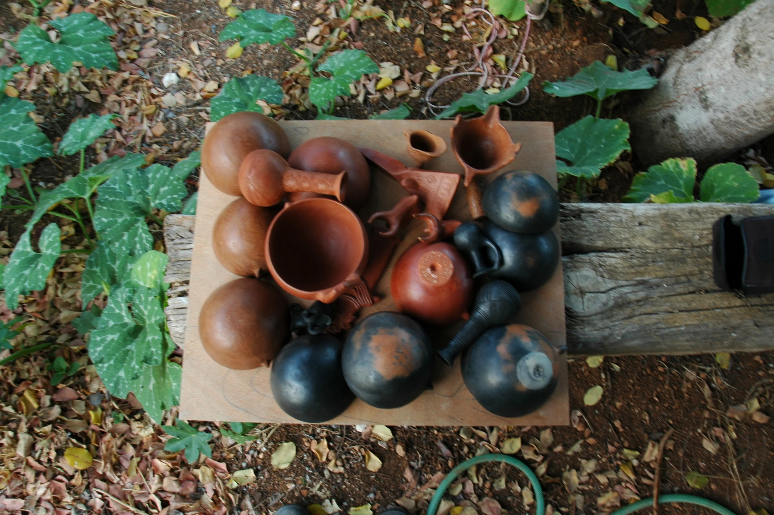 Some of the results of our bronze age firing experiments. (Copy)