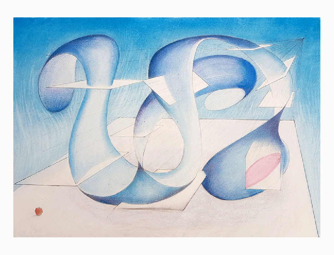 A Blue Disk Gone a Bit Nutty (Copy)