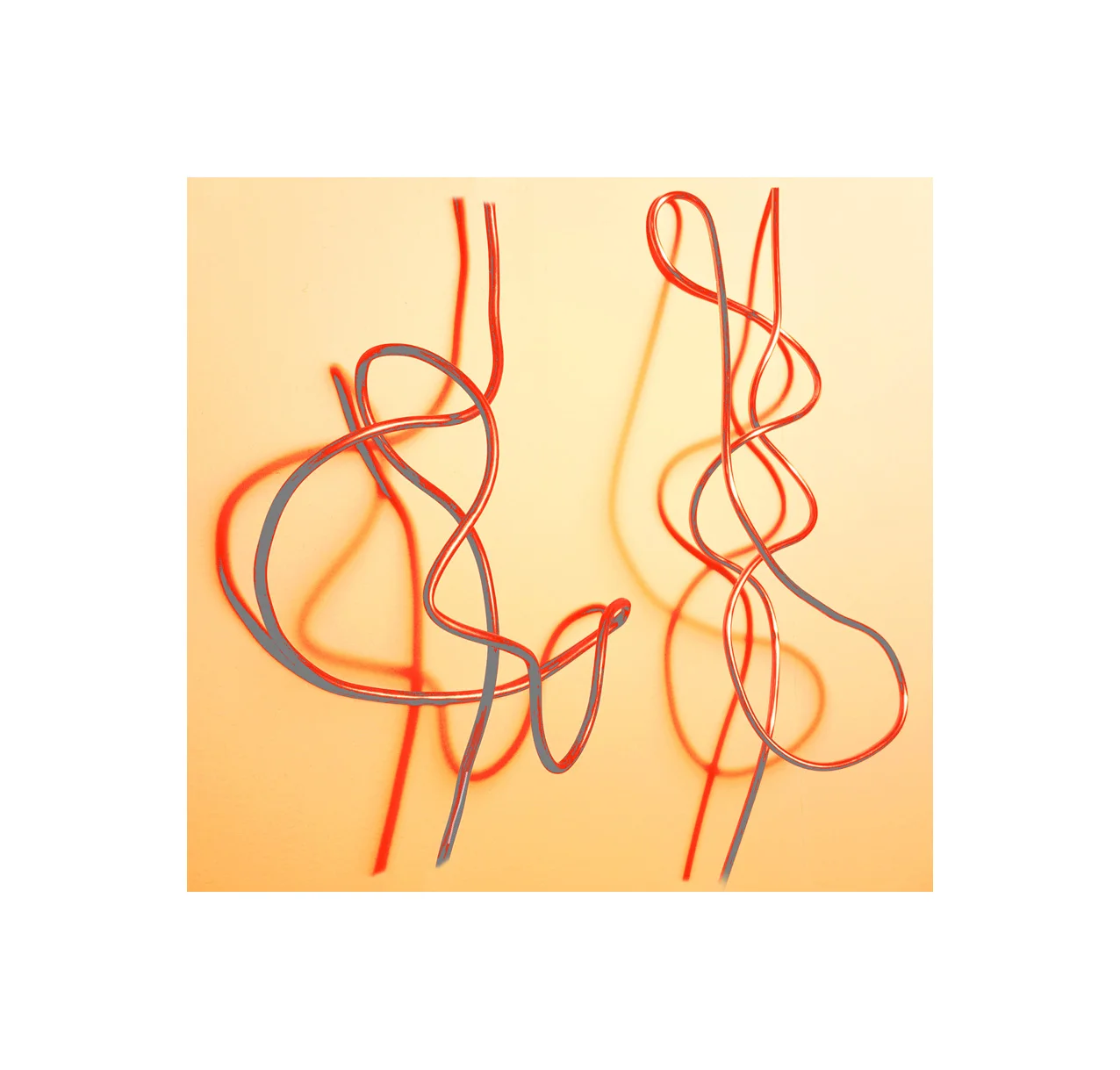 Study, Two Curvy Sections