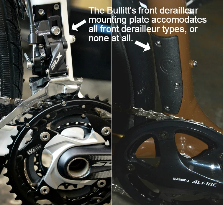 Bullitt versatility front deraileur