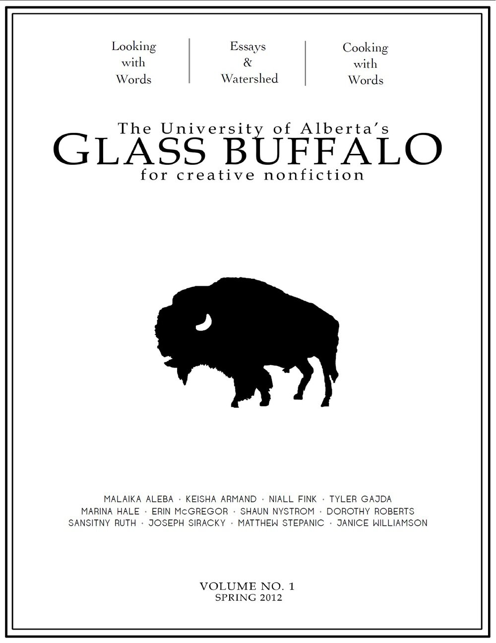 Glass Buffalo Spring 2012