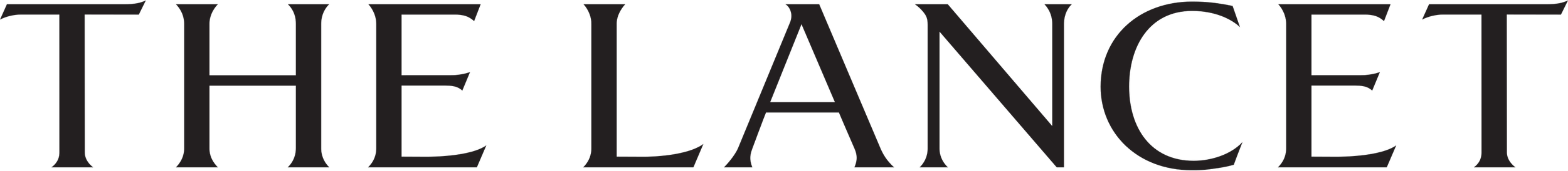 Text image with the phrase 'The Lancel' in large, dark font.