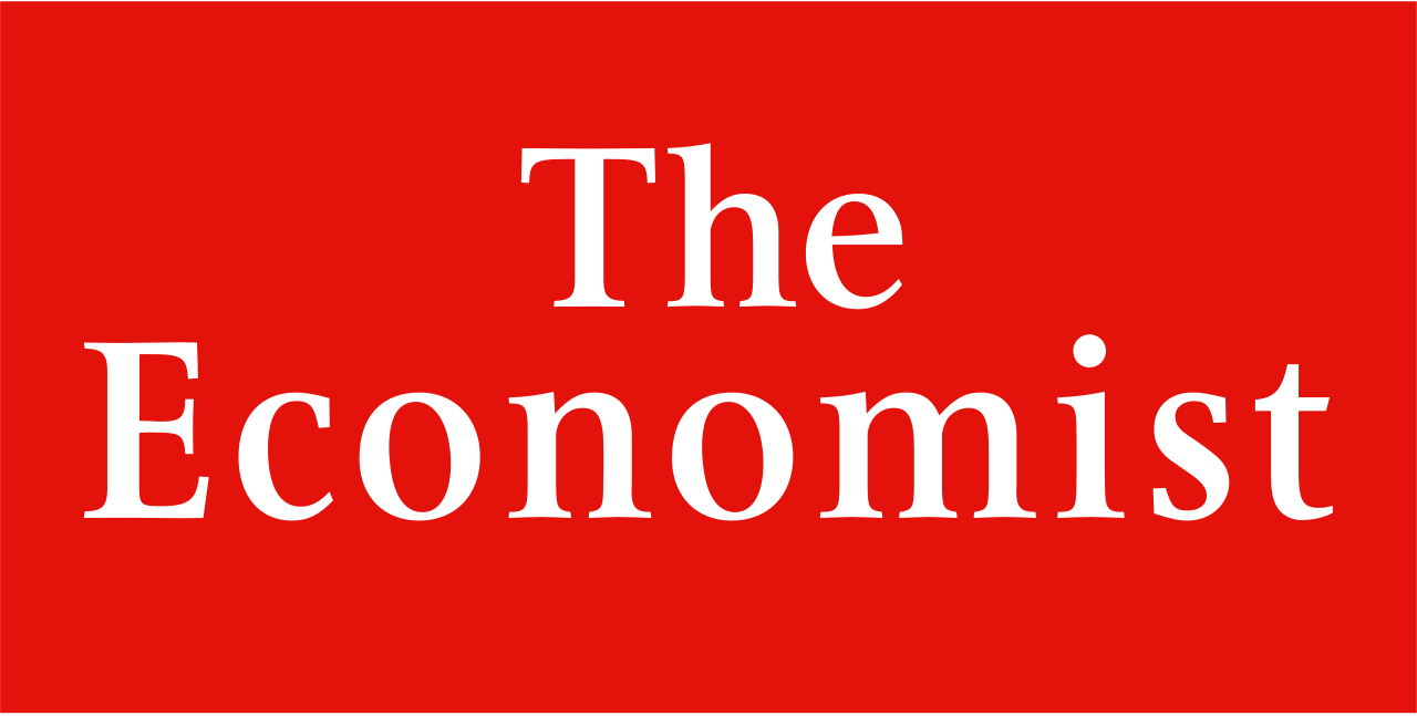 Red background with white text reading "The Economist" in a large font.