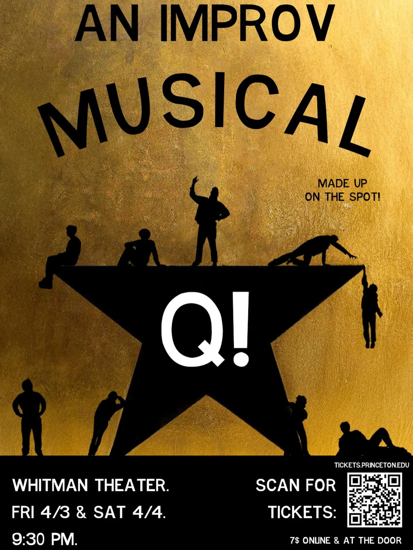 You definitely want to be in the room where it happens&hellip; COME THIS FRIDAY AND SATURDAY TO QUIPFIRE MUSICALS❤️ 9:30 PM&hellip; don&rsquo;t throw away your own shot to make it to this