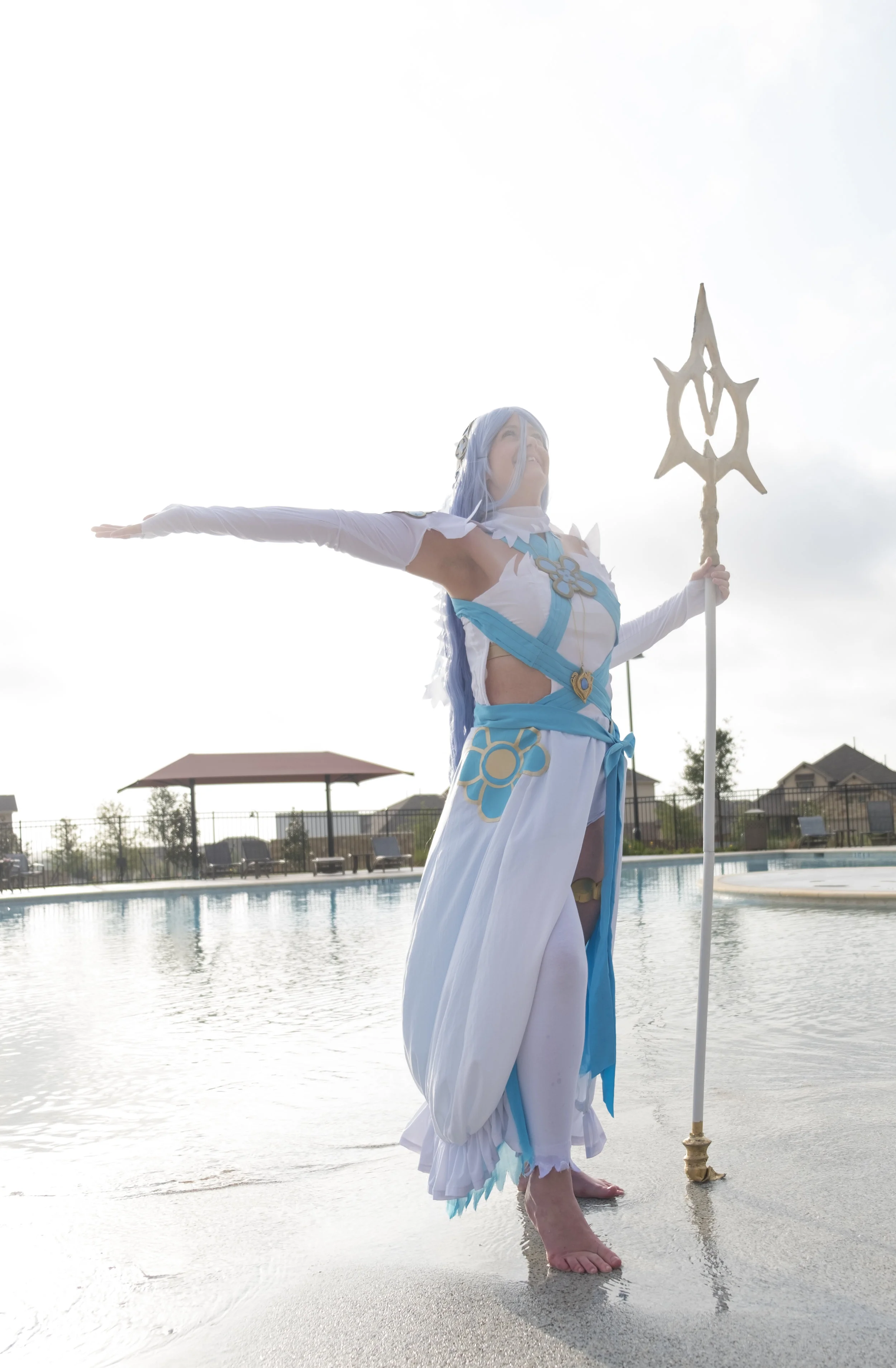  Allybelle Cosplay in Azura from Fire Emblem cosplay 