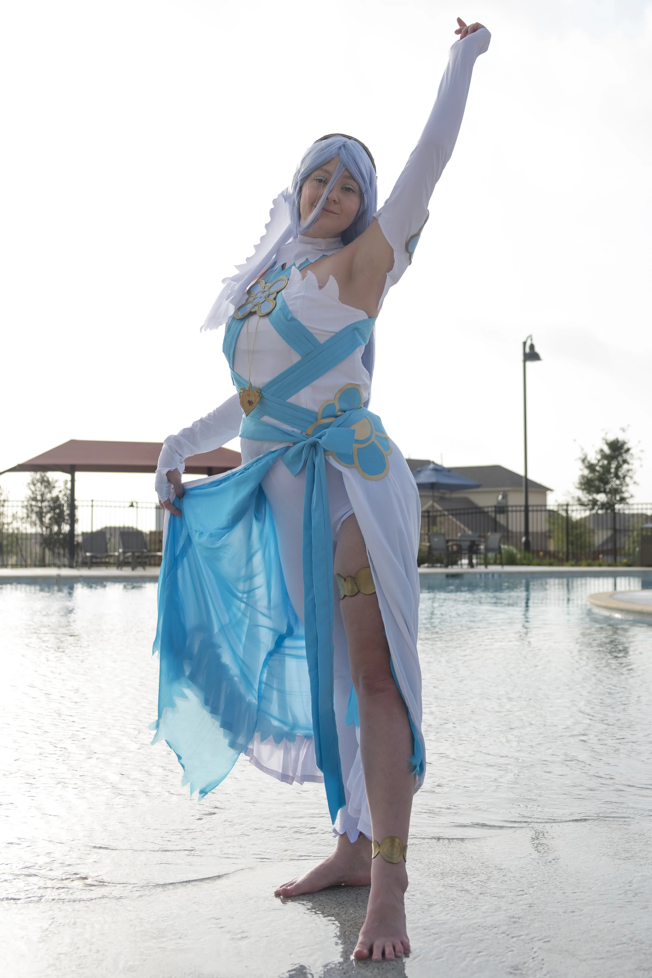  Allybelle Cosplay in Azura from Fire Emblem cosplay 