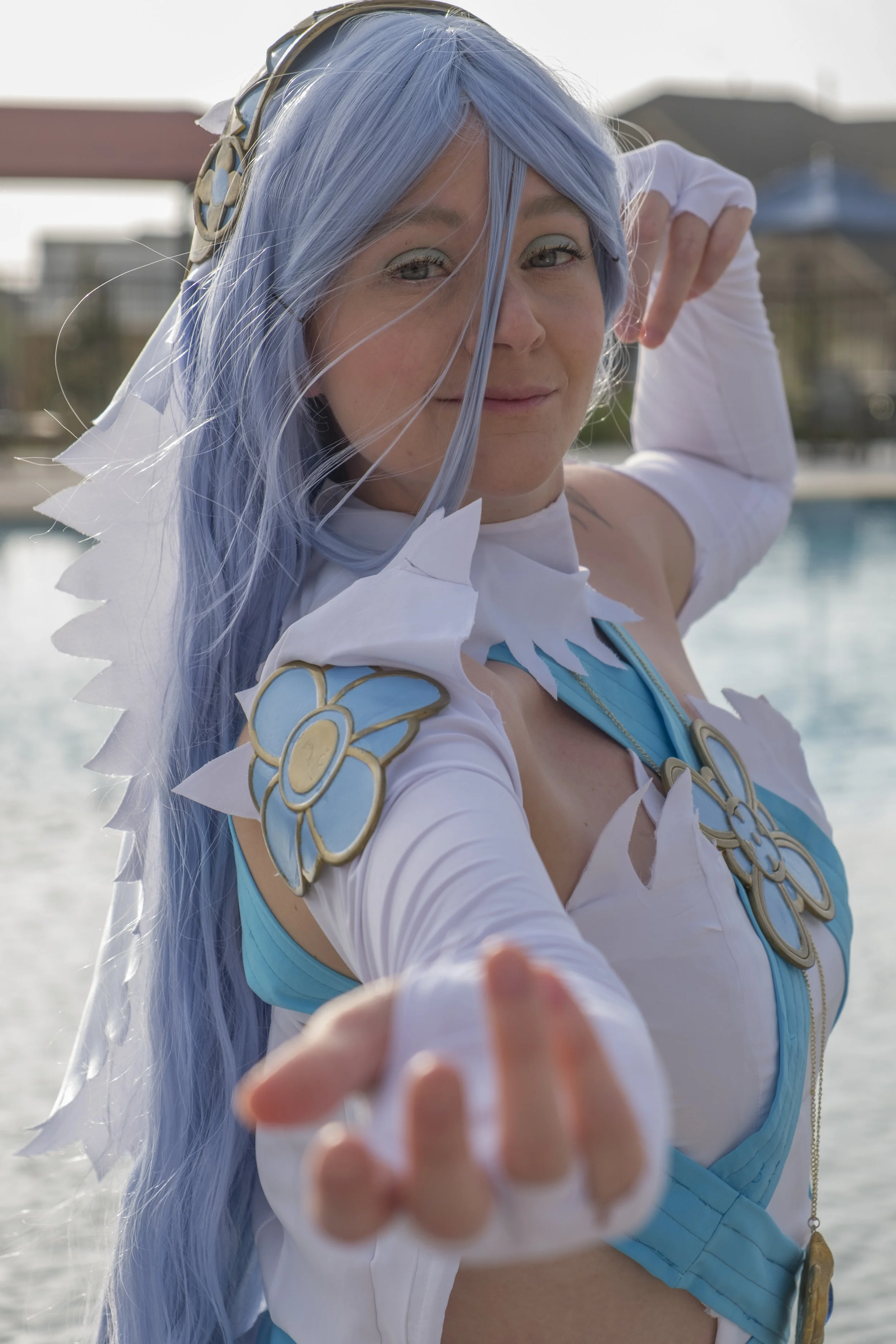  Allybelle Cosplay in Azura from Fire Emblem cosplay 