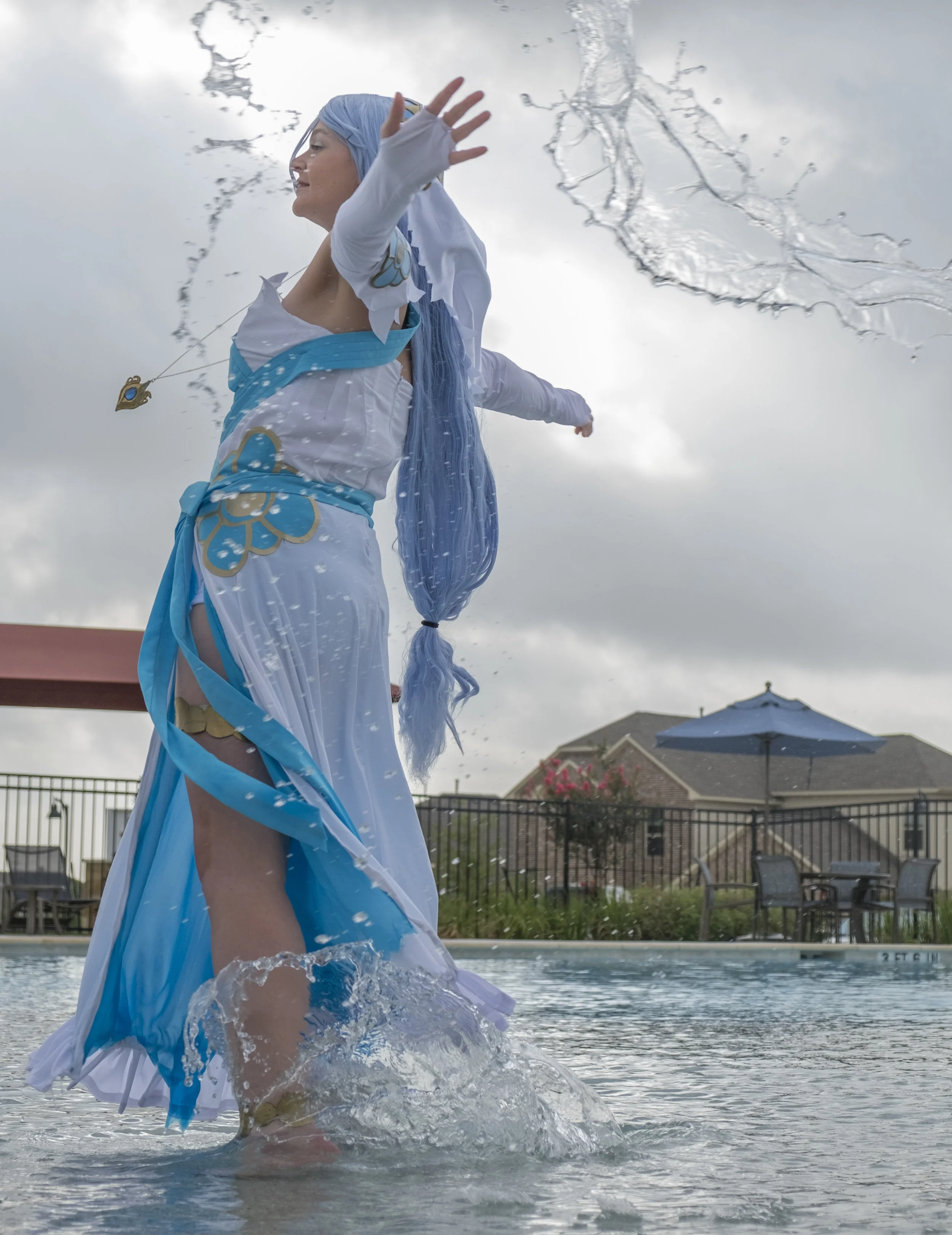  Allybelle Cosplay in Azura from Fire Emblem cosplay 