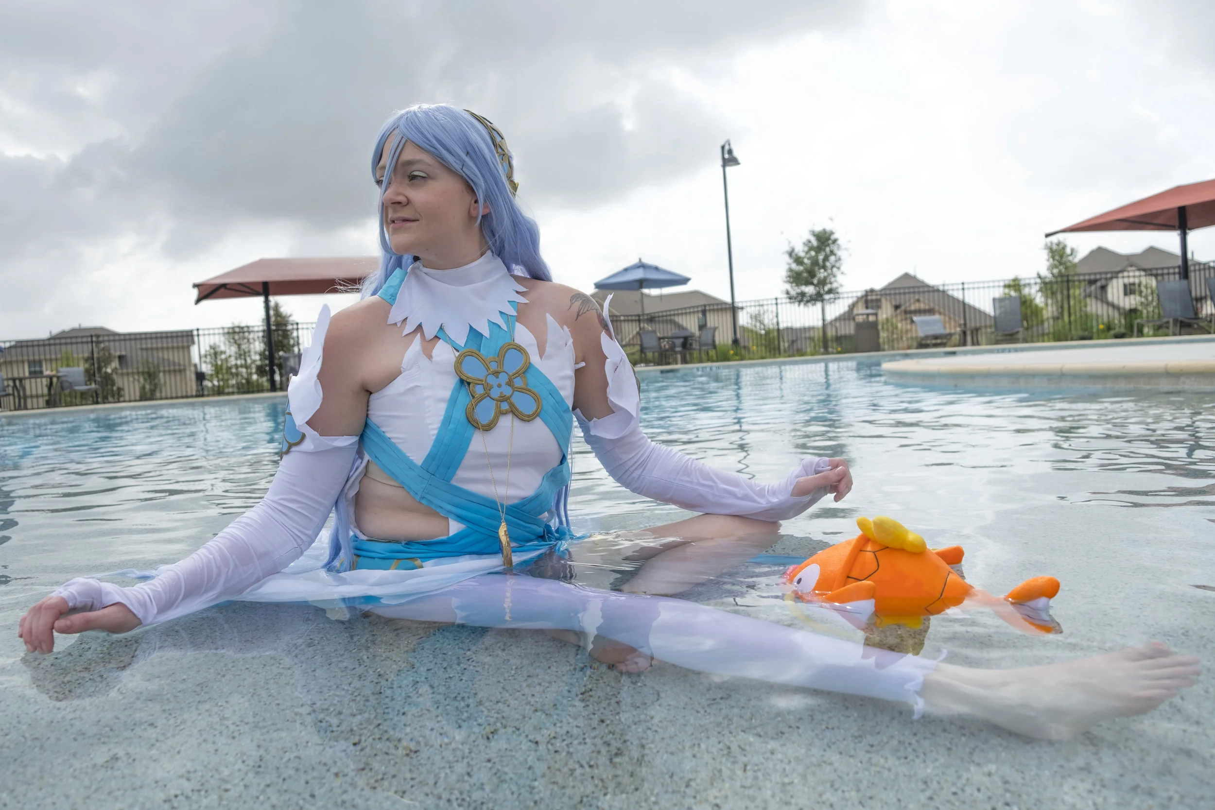  Allybelle Cosplay in Azura from Fire Emblem cosplay 