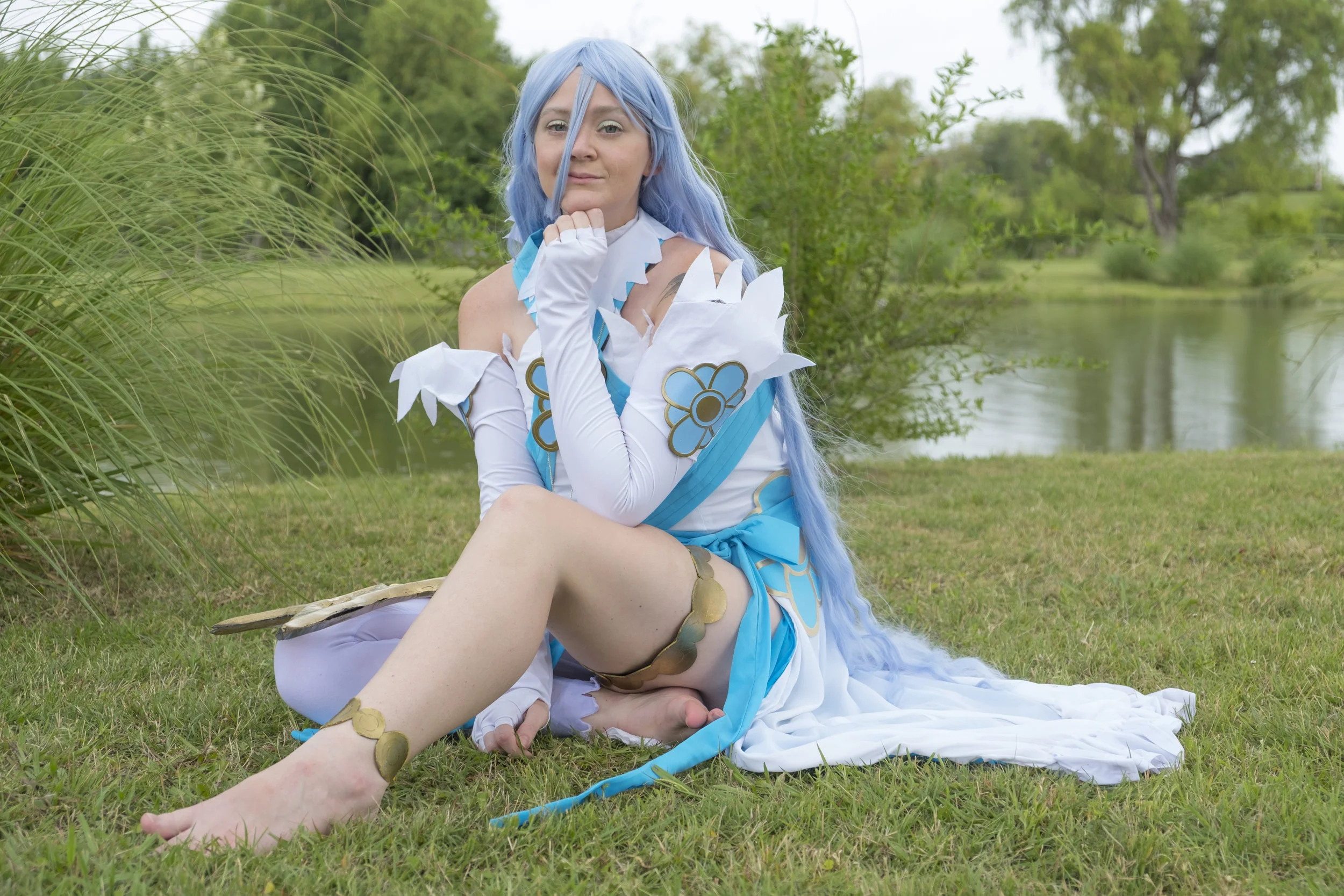  Allybelle Cosplay in Azura from Fire Emblem cosplay 