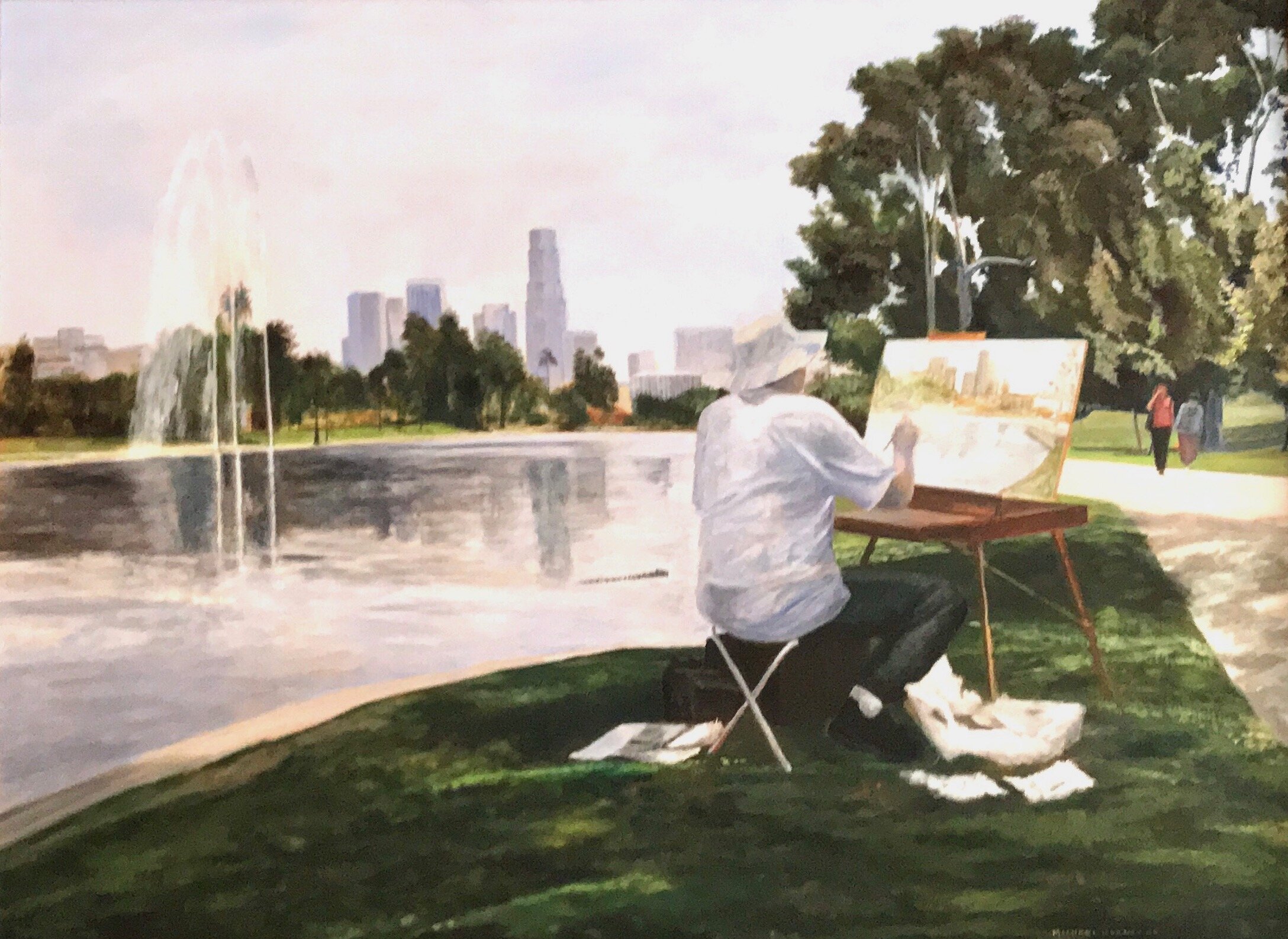 At the Easel – Echo Park