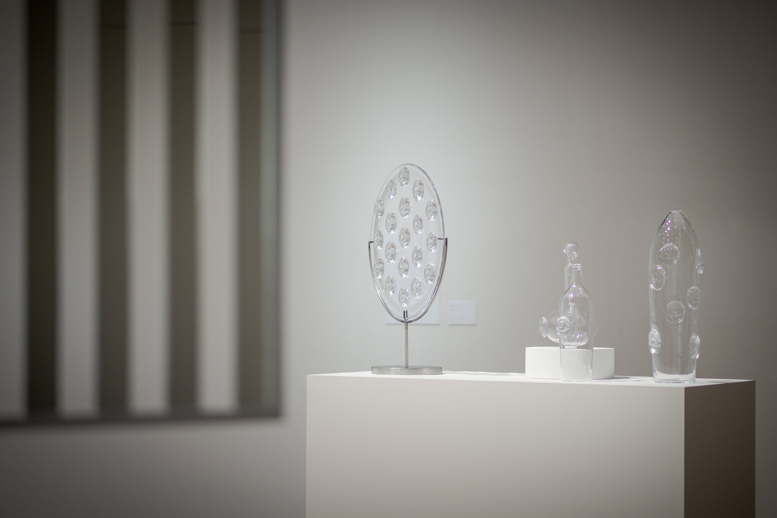Receiver , 2025 Installation View, Gaze and Rhythm, Toyama Glass Art Museum Photo by Ryohei Yanagihara, Courtesy of Toyama Glass Art Musuem