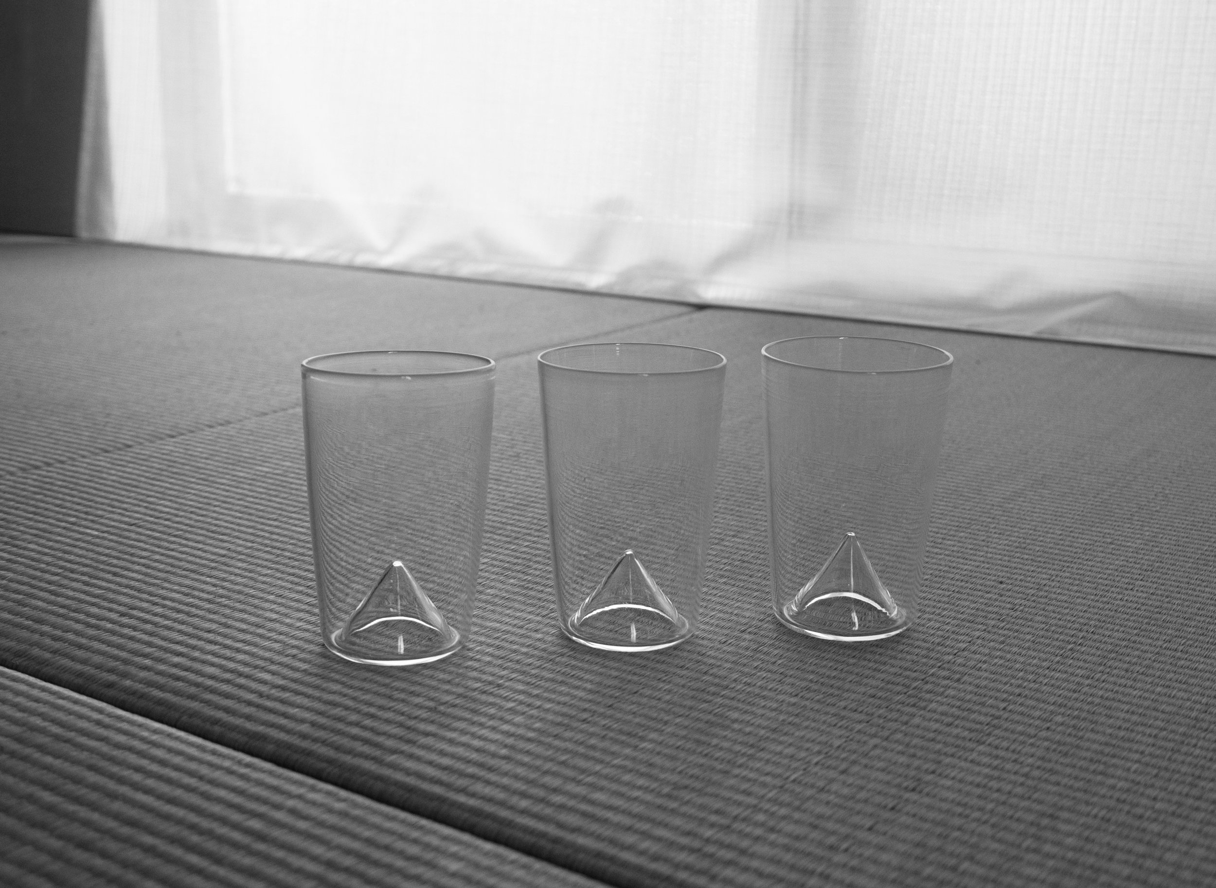 Cups, blown glass