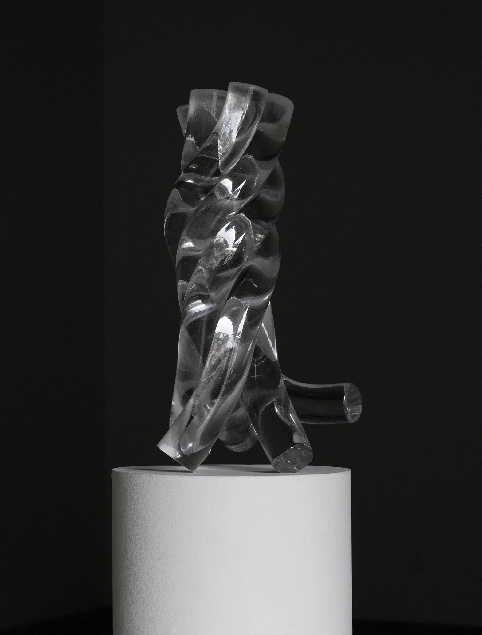   Threadbare , hot-worked glass 