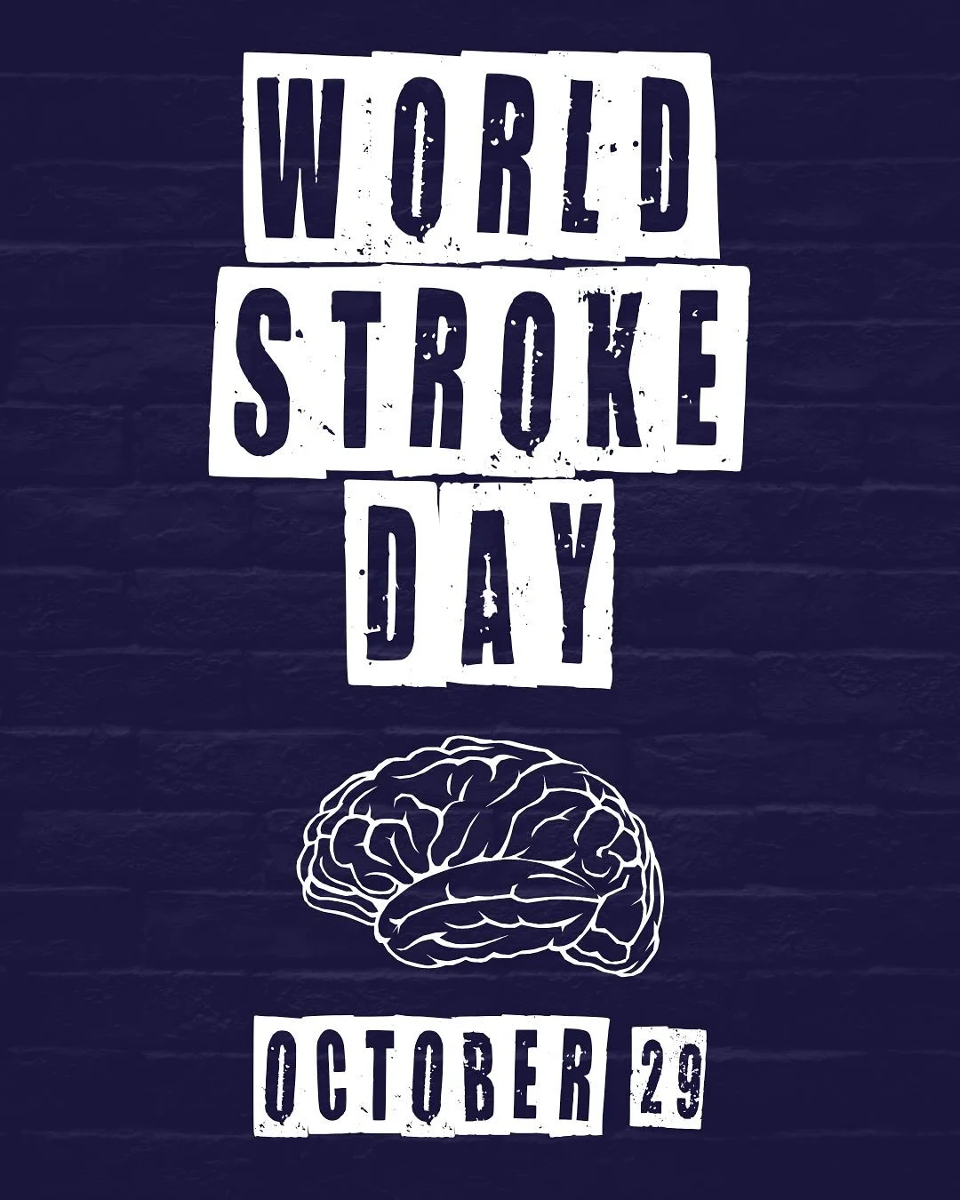 TODAY is #WorldStrokeDay!

Some #Stroke Facts:

In the USA
🚨  Someone has a stroke every 40 seconds.

🚨 Stroke kills 2x as many women as breast cancer.

🚨 There are over 7 million stroke survivors.
 
🚨 Only 10% of them make a full recovery.

🚨 S