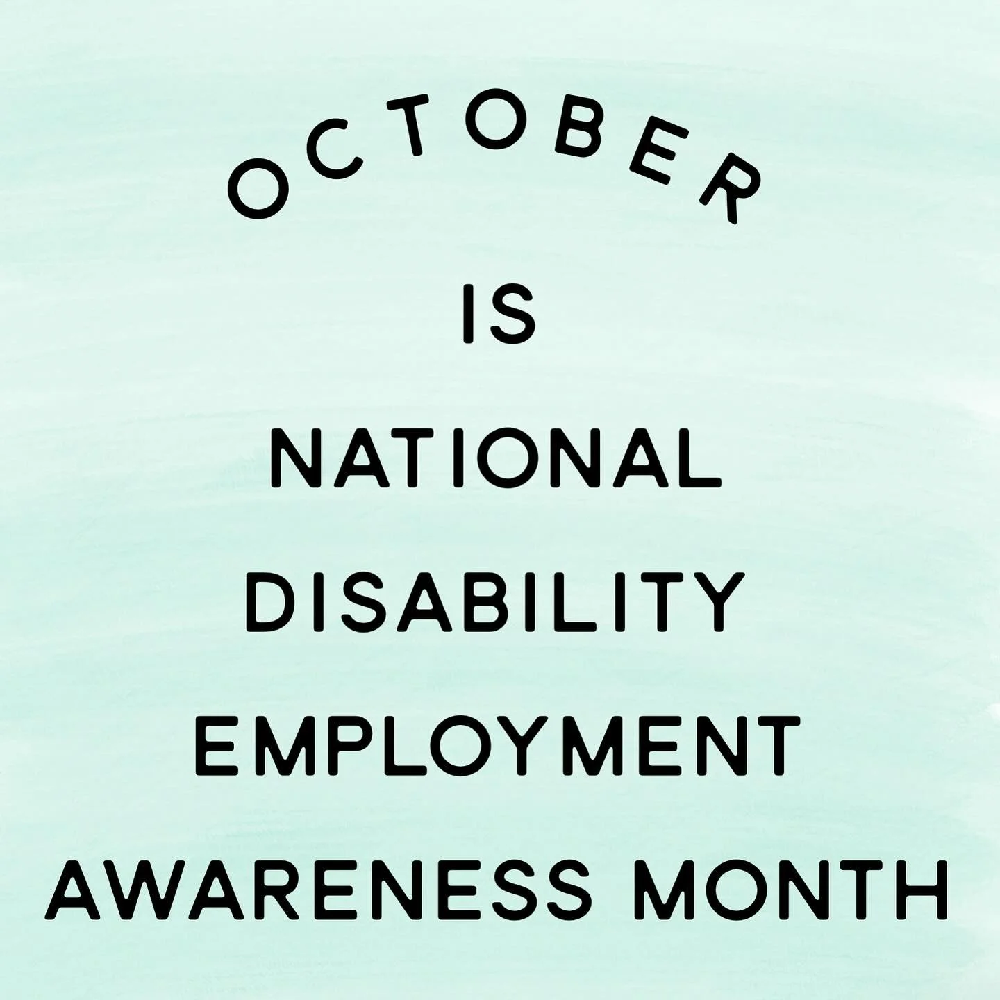 Did you know that the unemployment rate for people with disabilities is DOUBLE that of non-disabled people?

October is National Disability Employment Awareness Month! Learn more about NDEAM at the US Department of Labor website: https://www.dol.gov/