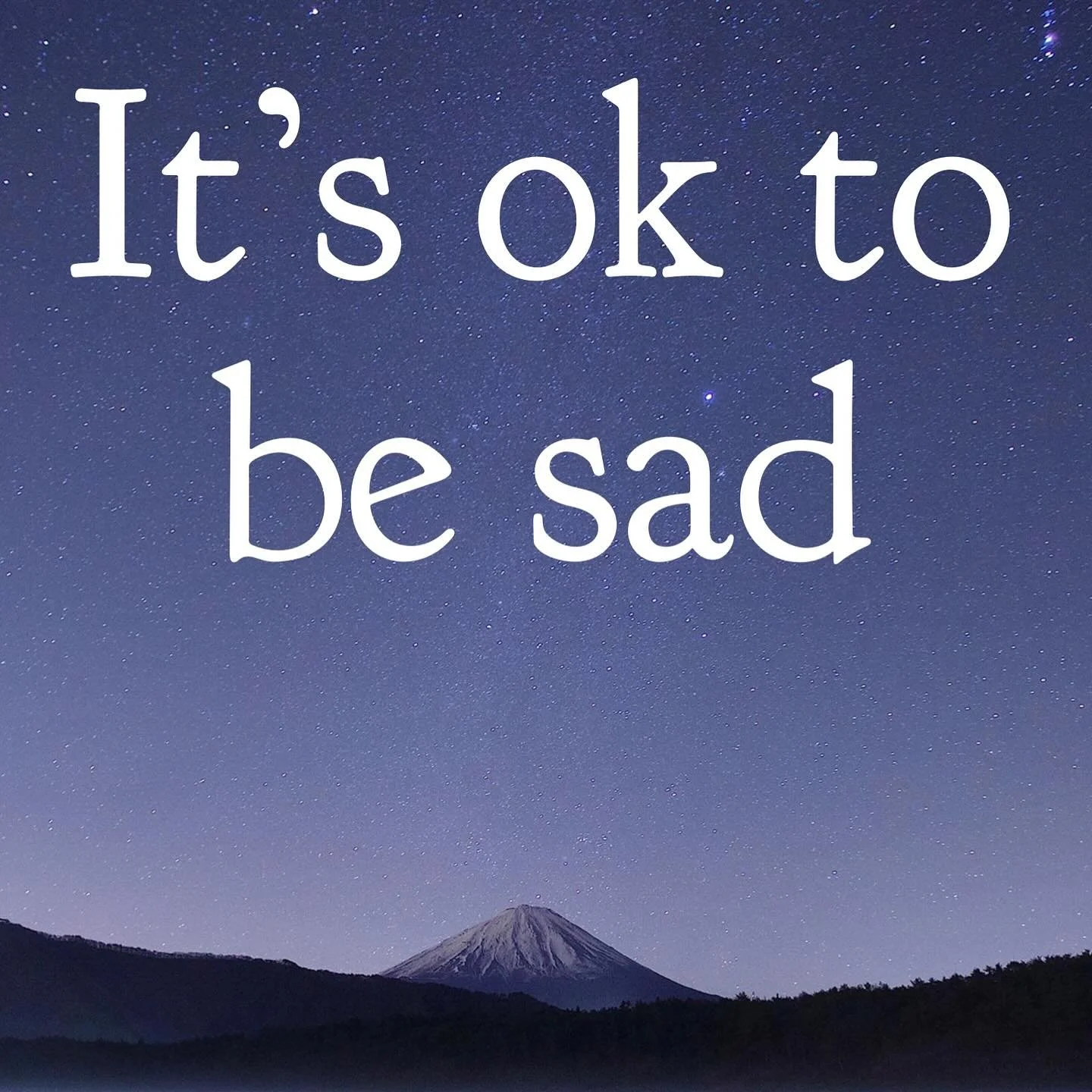 It&rsquo;s OK to be sad. 🩷

It&rsquo;s OK to be sad sometimes. Weeks, months, even years after your stroke or brain injury.

Image description: a landscape of twilight with a purple sky and a mountain in the distance. White text in the sky reads &ld