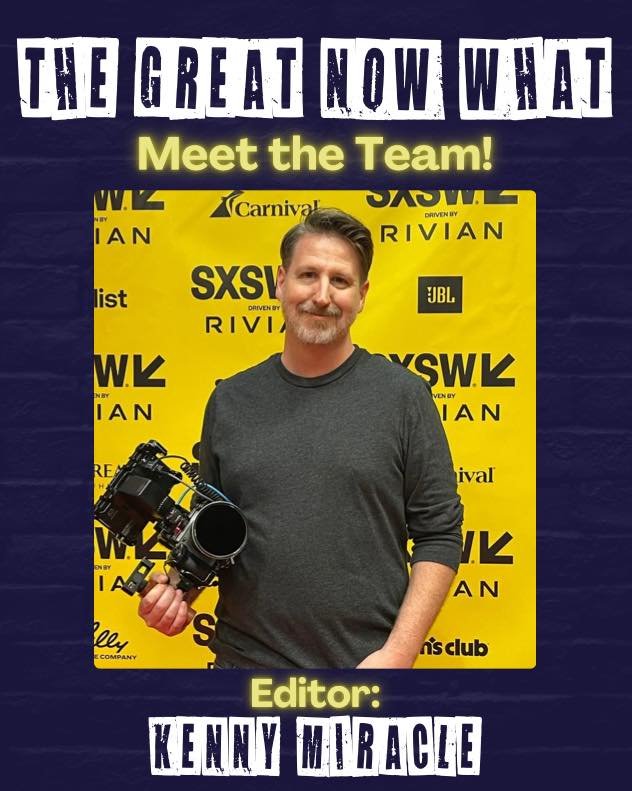 🌟Meet Editor Kenny Miracle! 🌟

Kenny Miracle is a story editor &amp; videographer with two decades of experience creating award-winning independent documentaries that Netflix has acquired, premiered at Oscar-qualifying film festivals, and screened 
