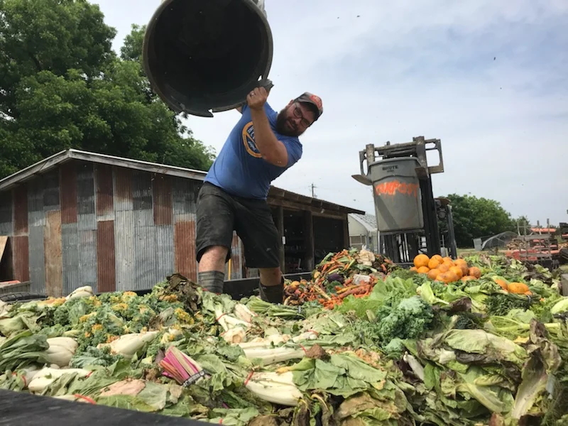 Ryan working at Johnson’s Backyard Garden in 2018.