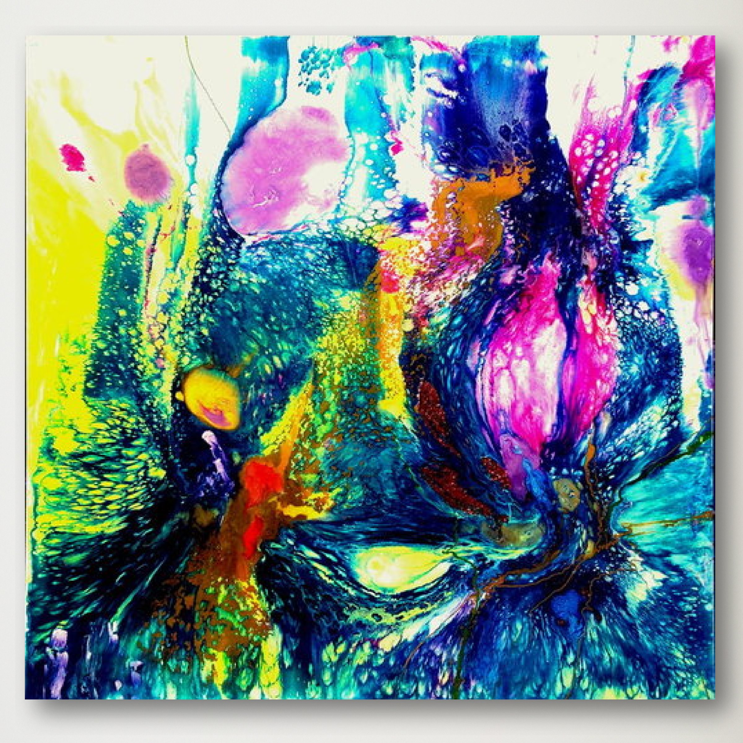 SOLD - Zeno Flora (48"x48")