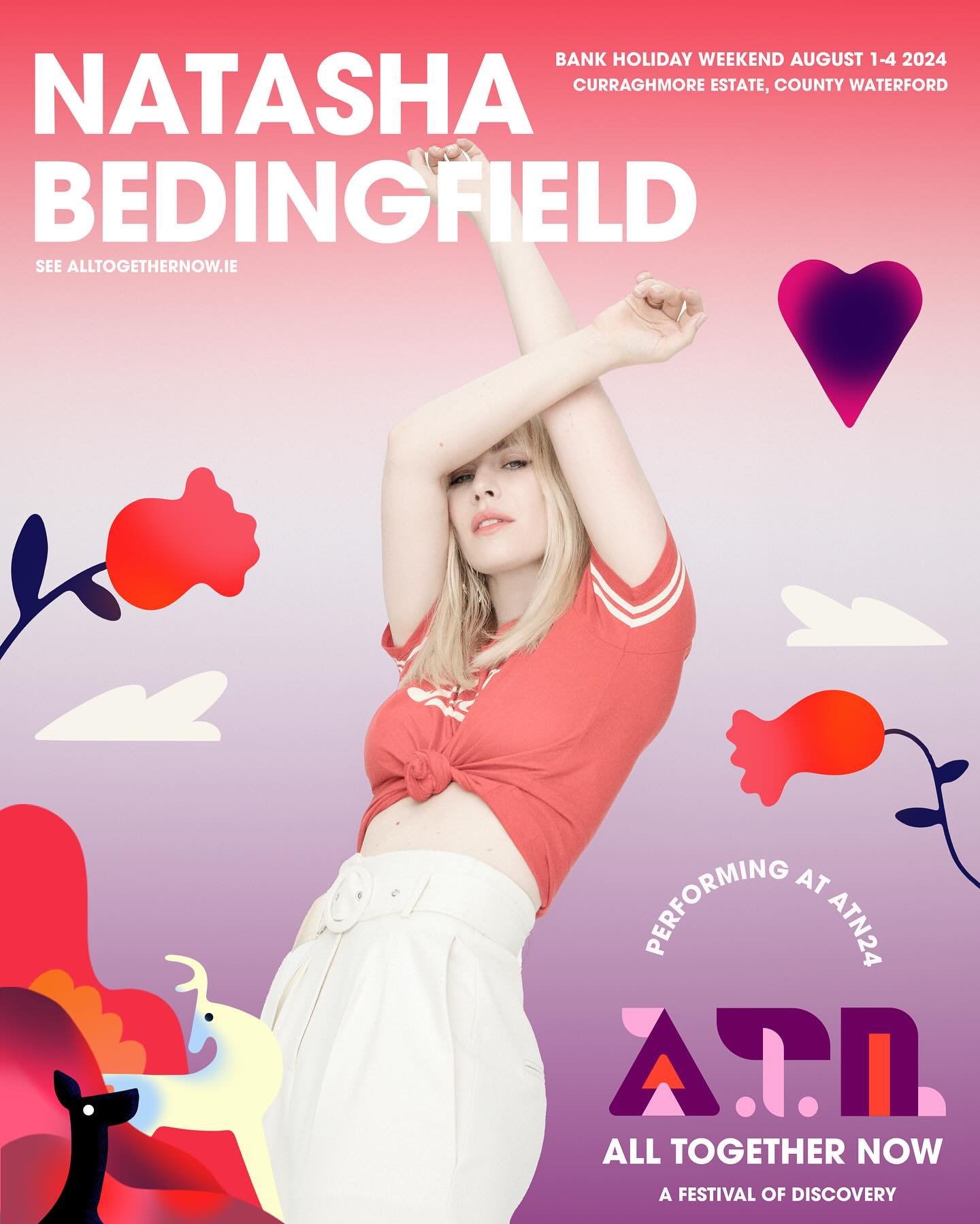 We can&rsquo;t wait to welcome pop icon @natashabedingfield to #ATN24 this August Bank Holiday Weekend ⭐️

The one and only Grammy-nominated singer/songwriter brings soulful pop to the stage with her unique sound, and her debut album Unwritten has so