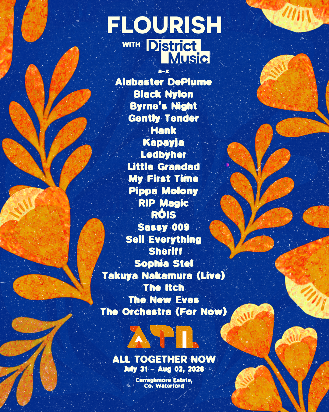 Flourish with District Music Lineup Announced