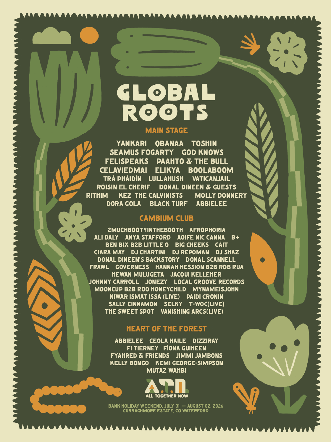 Global Roots Lineup Announced
