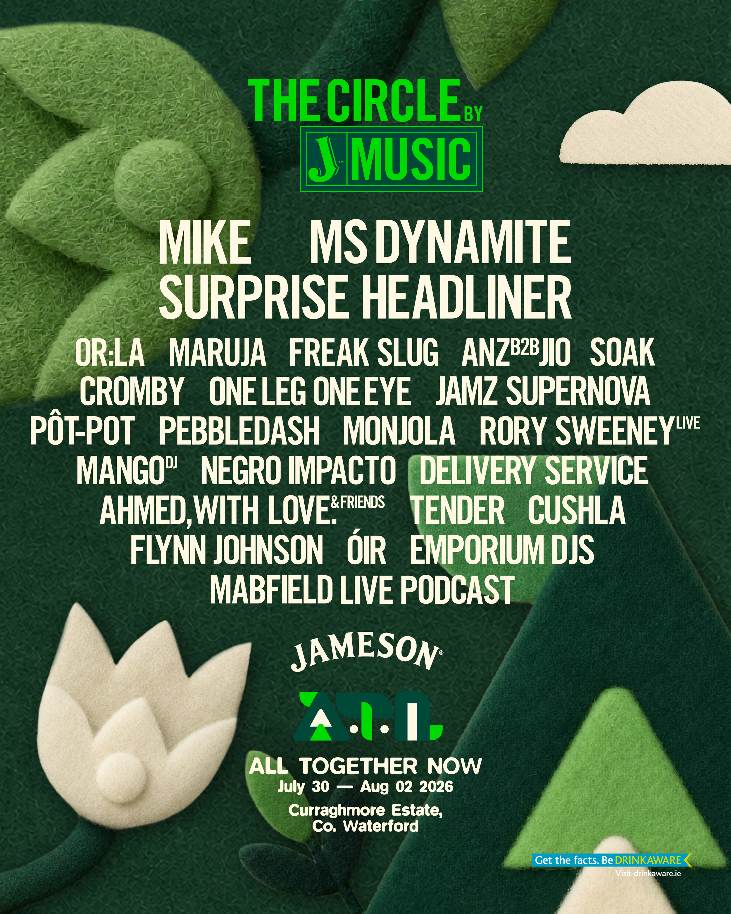 The Circle by Jameson Music - Lineup Announced
