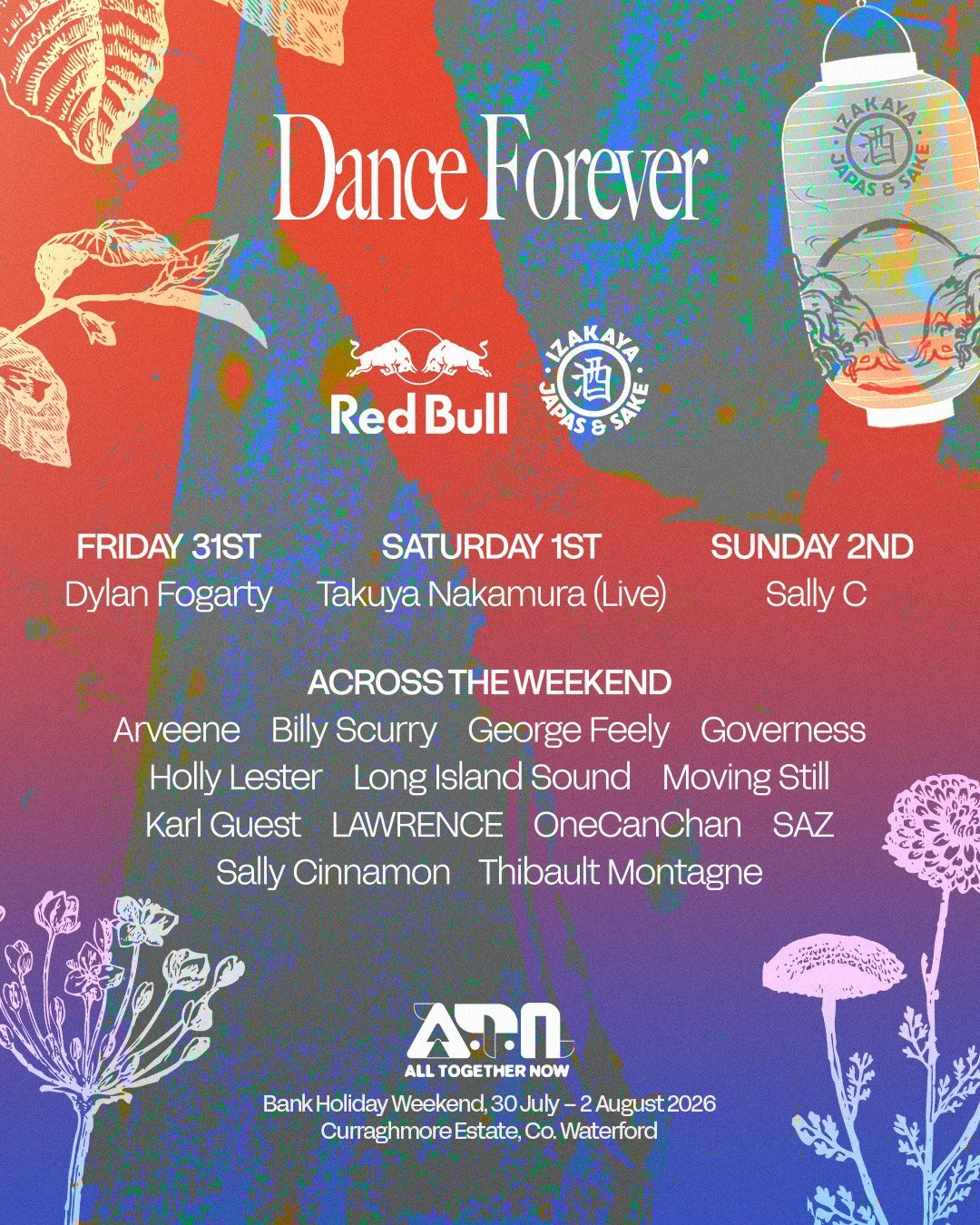 Dance Forever : Red Bull x Izakaya Lineup Announced