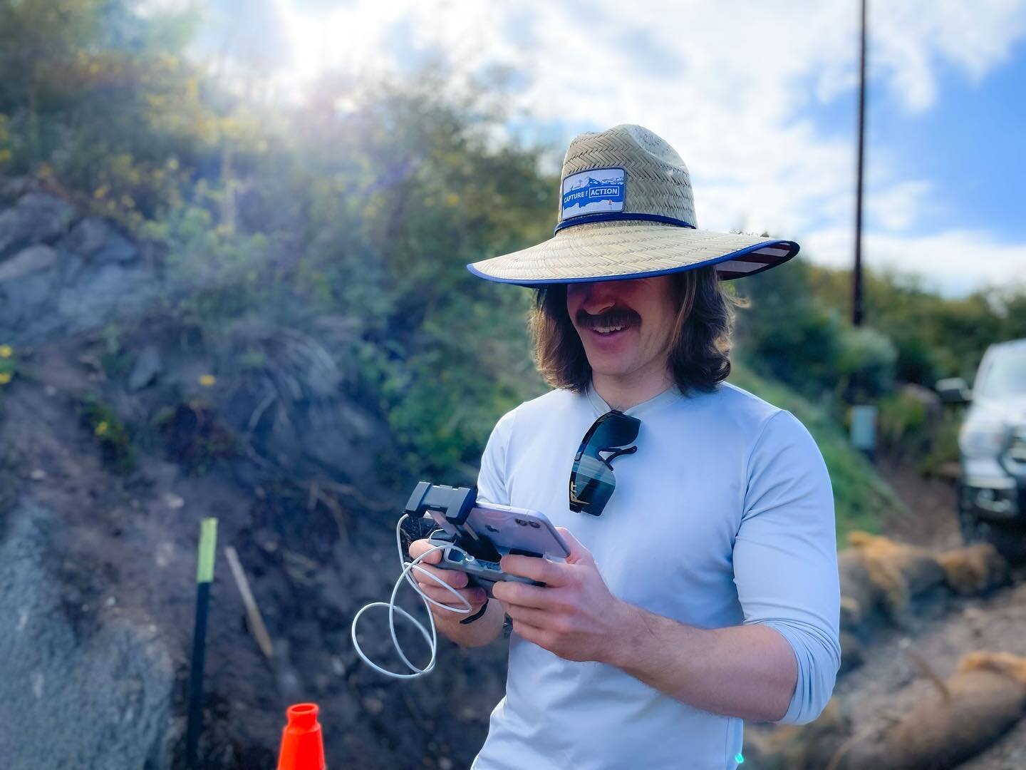 CTA&rsquo;s new Senior Producer, @magnum_makes_movies , loves to get Fri-yay started with a drone shoot! We think he looks like he&rsquo;s playing Mario Kart on company time. 😉Have a great weekend, folks!