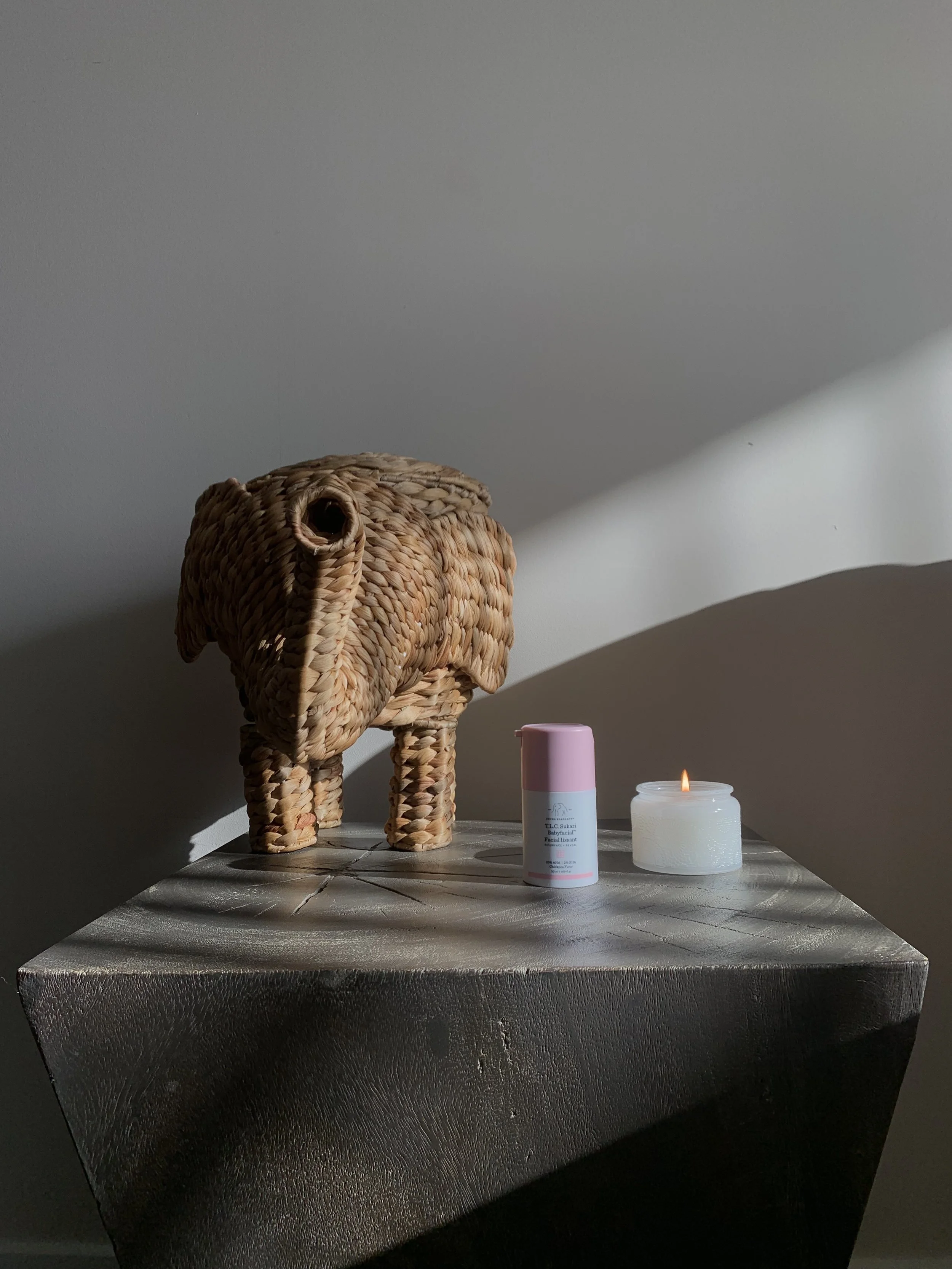 T.L.C. Sukari Babyfacial Mask and Drunk Elephant Virgin Marulia Luxury Facial Oil Review 