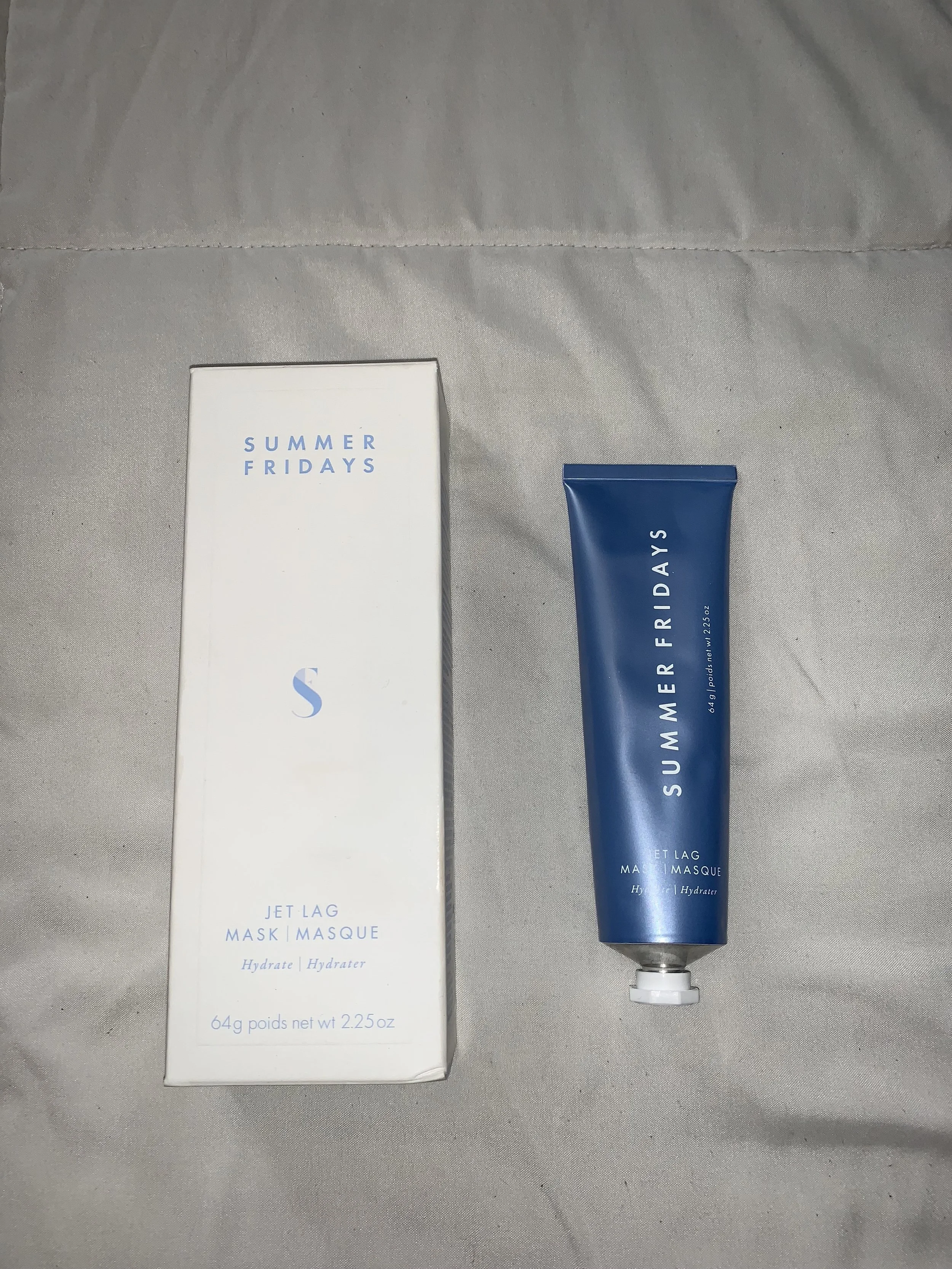 Jet Lag Mask in First Class 