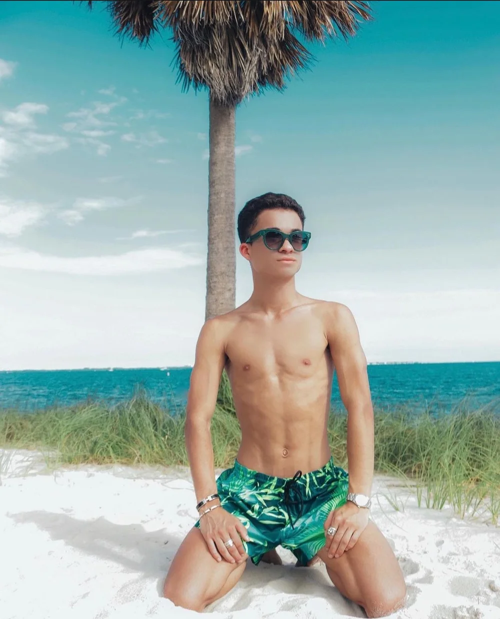 Versace Jungle Print Bathing Suit Downs Style.jpg