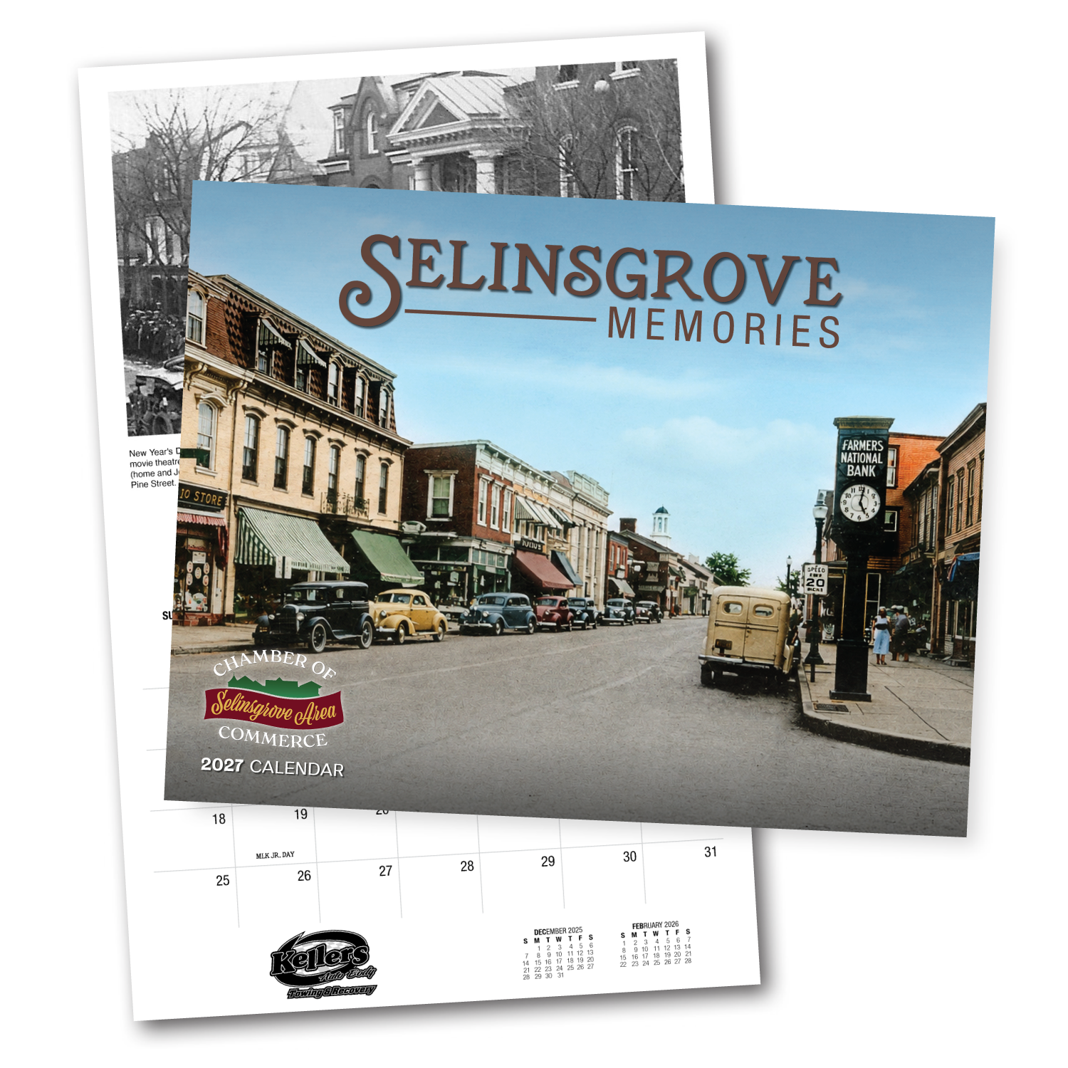 Reserve your ad for the 2027 Selinsgrove Memories Calendar!