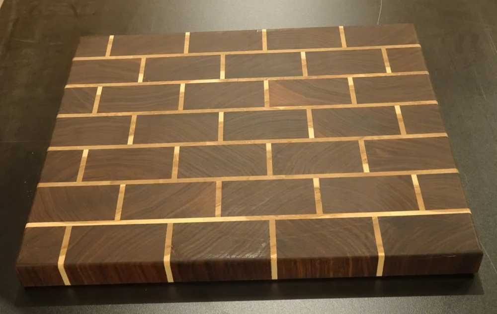 Brick Style End Grain Cutting Board Kosen Woodworks