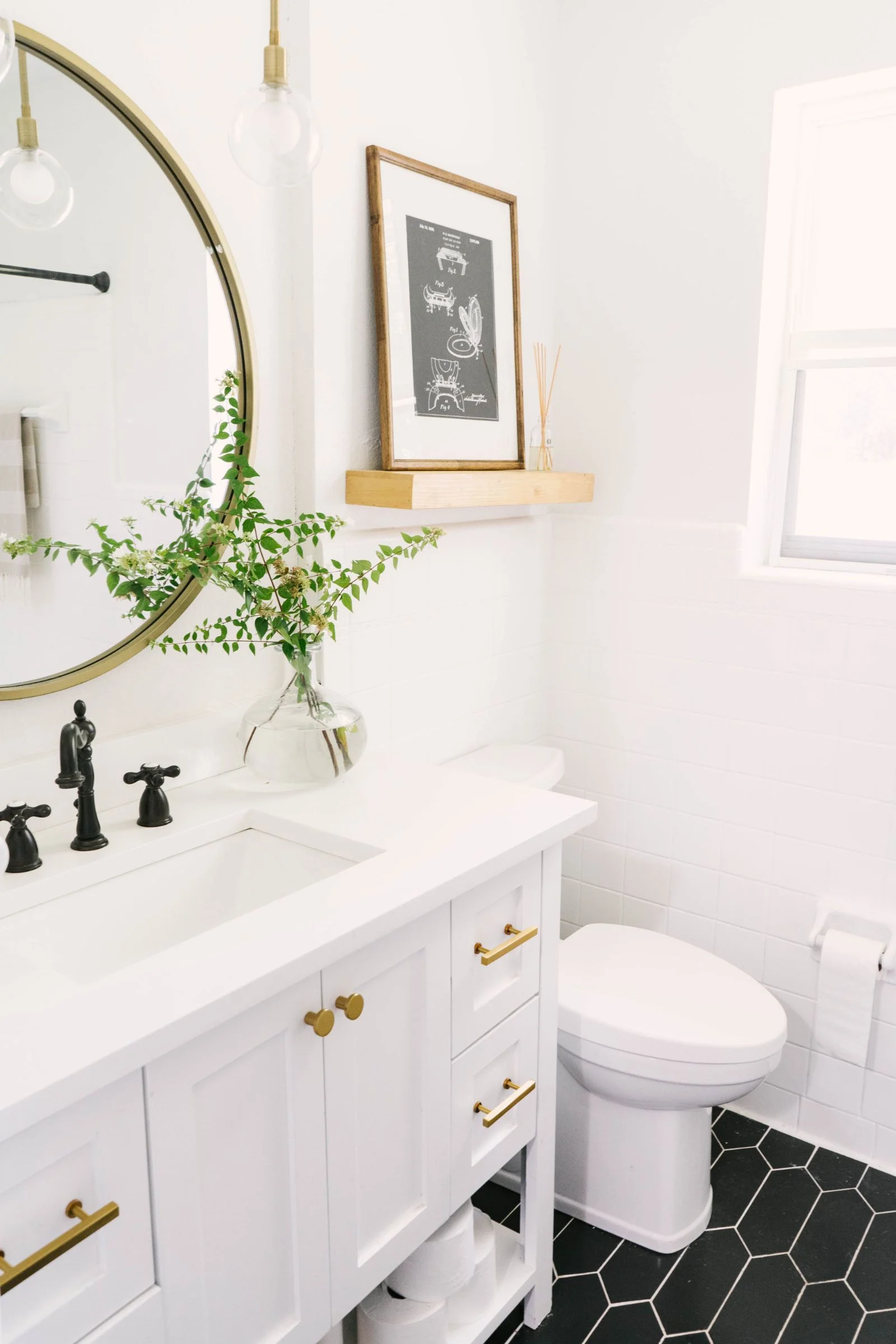 Bathroom Makeover How To Paint Shower Tile With Video Farmhouse Living