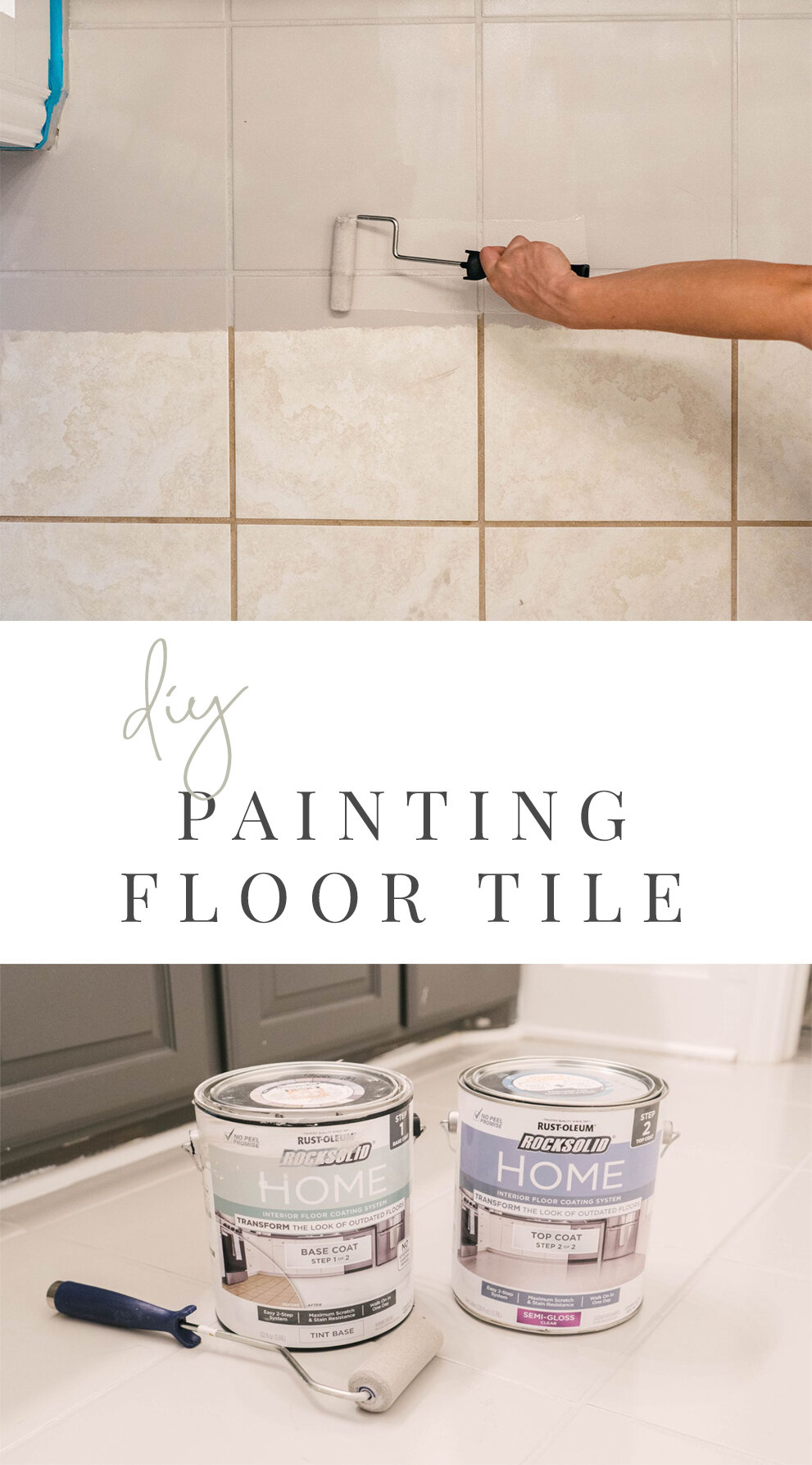 Diy How To Paint Ceramic Floor Tile Farmhouse Living Diy How To Paint Ceramic Floor Tile Farmhouse Living
