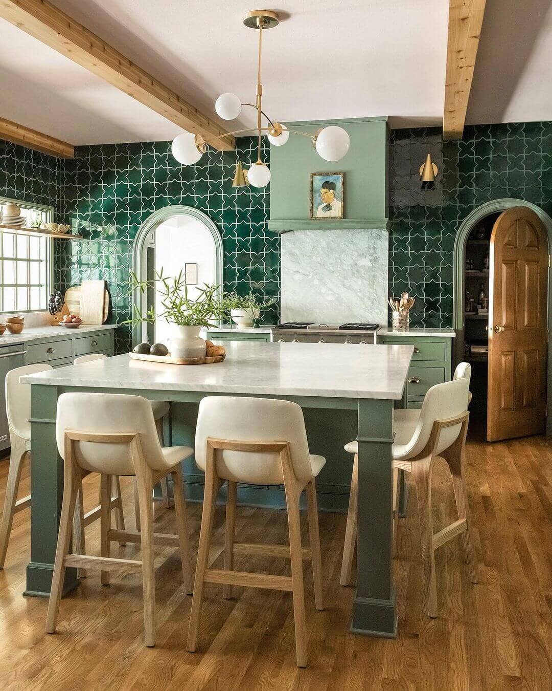 绿色厨房橱柜2  - 丽贝卡吉布斯设计1.JPG