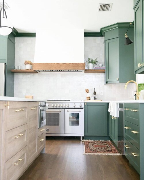 Green Kitchen Cabinet Inspiration, Pretty Kitchen Cupboard Handles B Queen