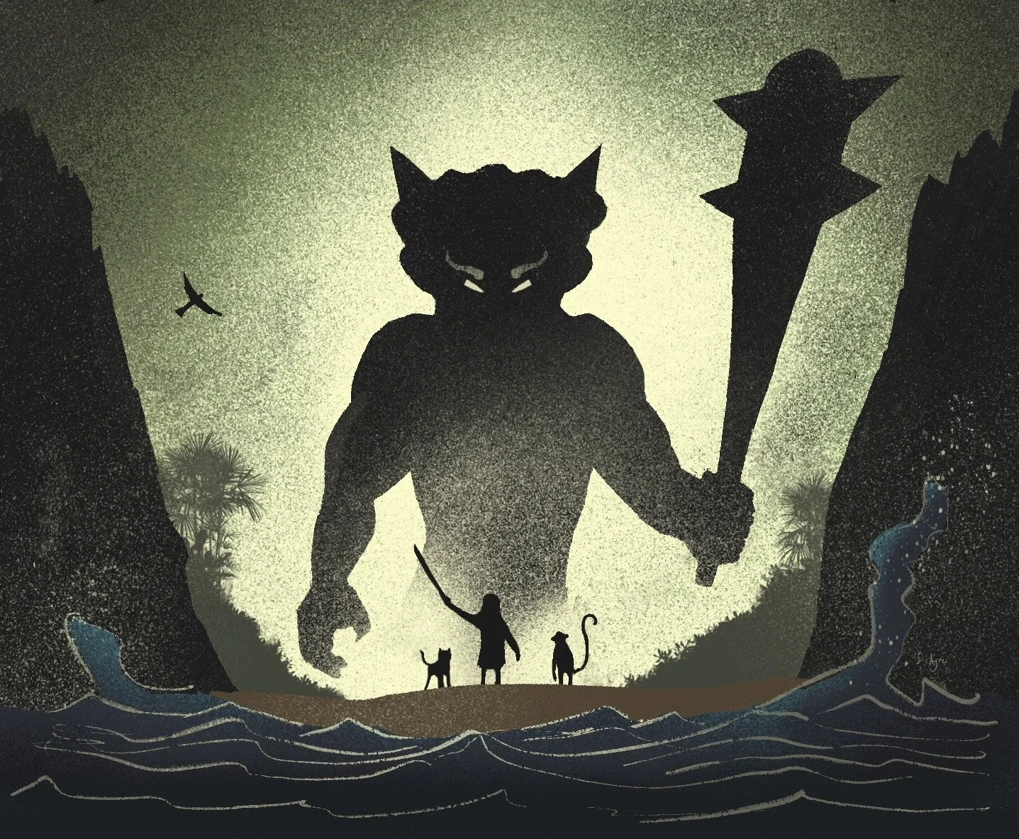 Illustration for Momotaro (Japanese fairy tale)