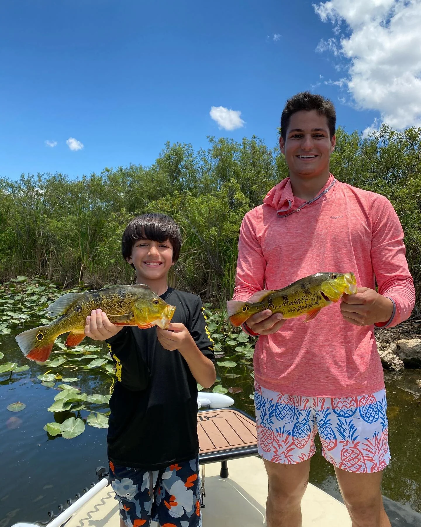 South West Florida Peacocking with these two boy&rsquo;s was priceless! Another ✔️ off Parker list and another memory for the books. I think watching Parker catch them on fly really inspired Jack to get into fly fishing a little more. Which I thought